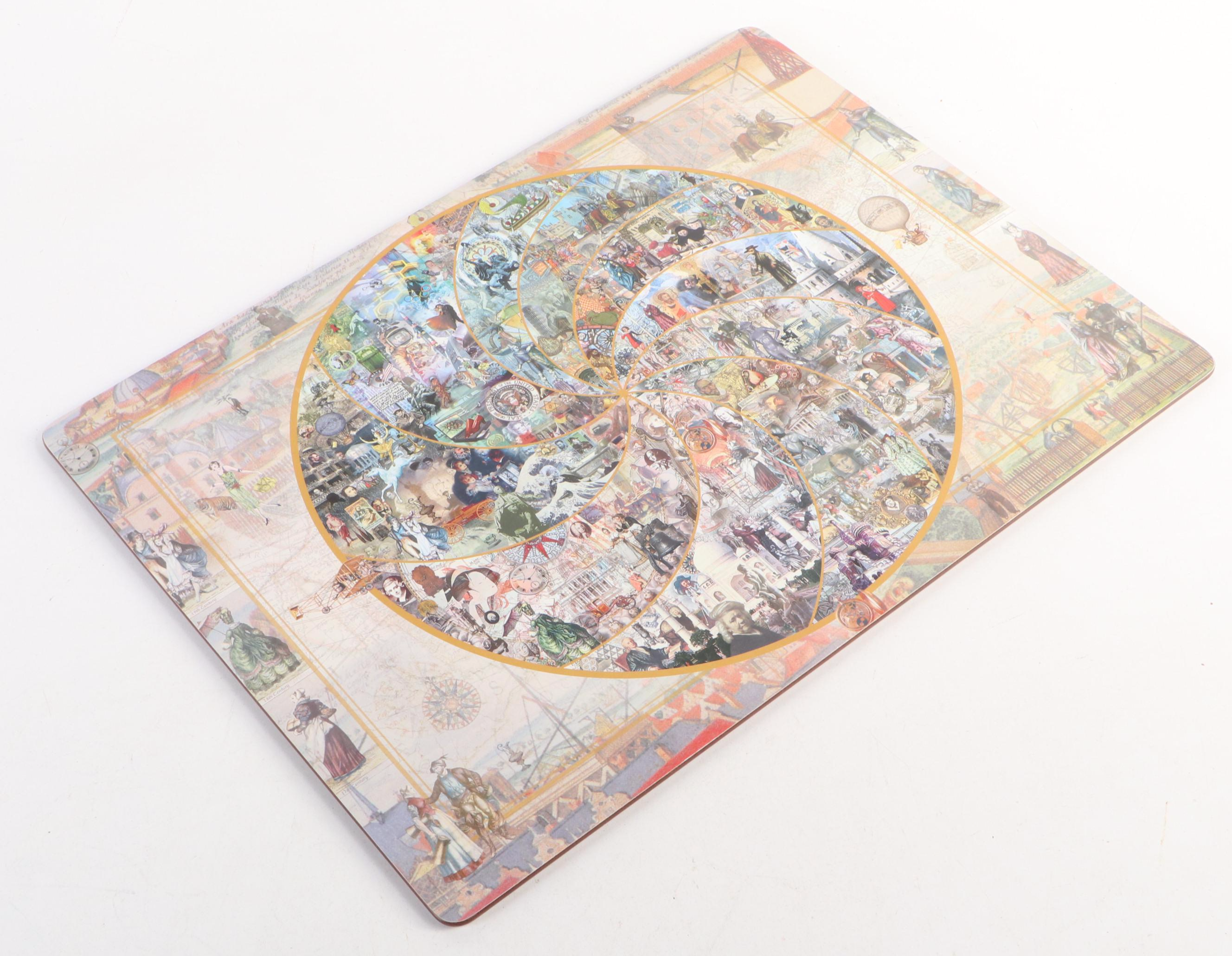 Lady Clare History of the World Hard Placemats