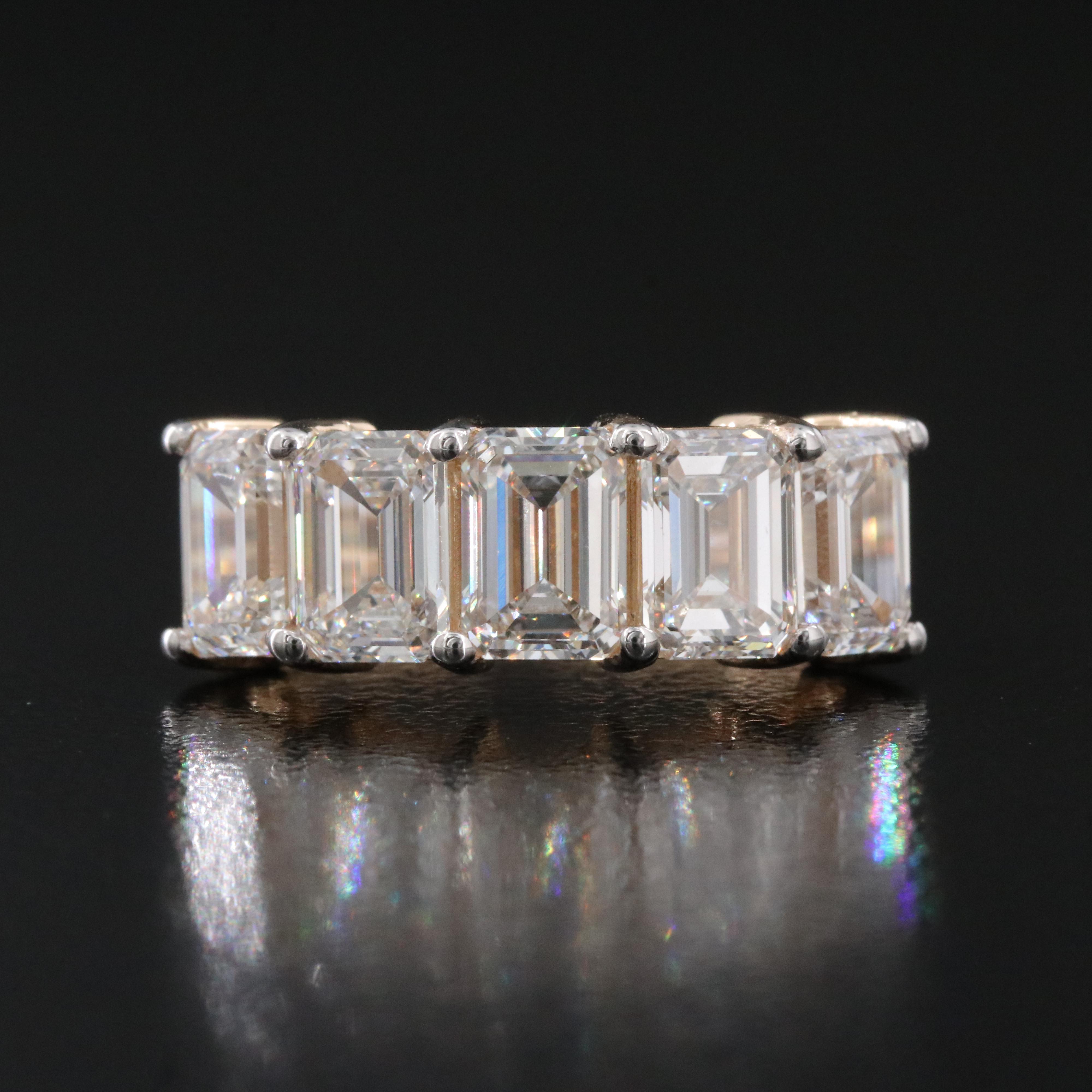 14K 4.20 CTW Lab Grown Diamond Ring