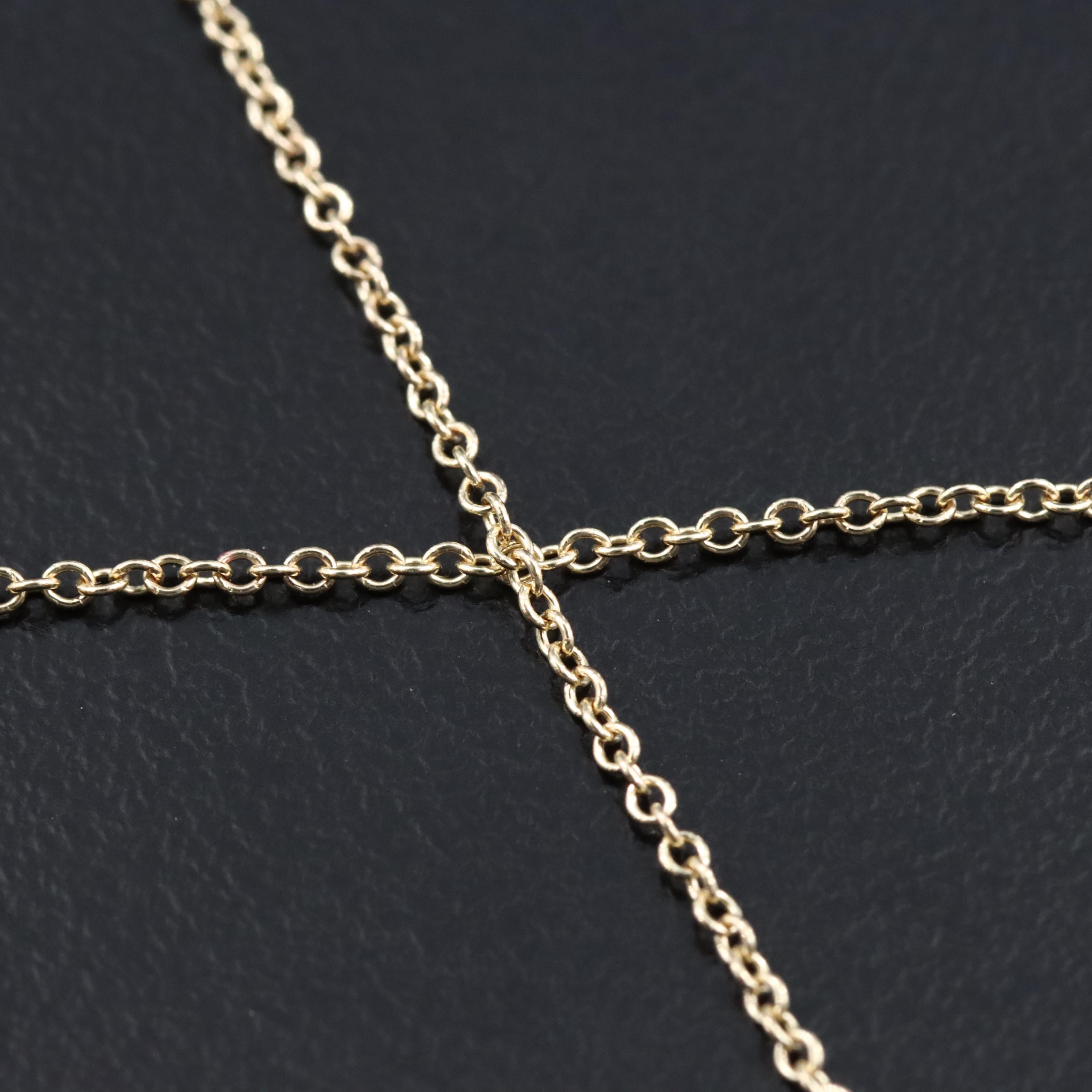 14K 4.51 CT Lab Grown Diamond Pendant Necklace with IGI Report