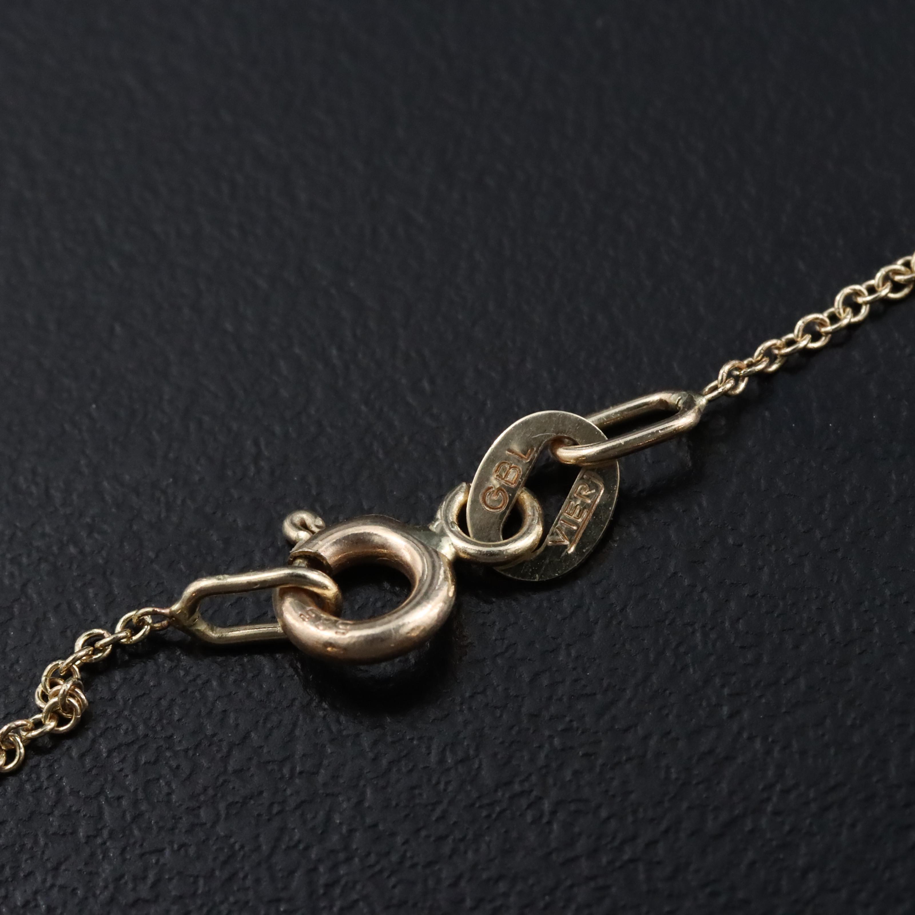 14K 4.51 CT Lab Grown Diamond Pendant Necklace with IGI Report