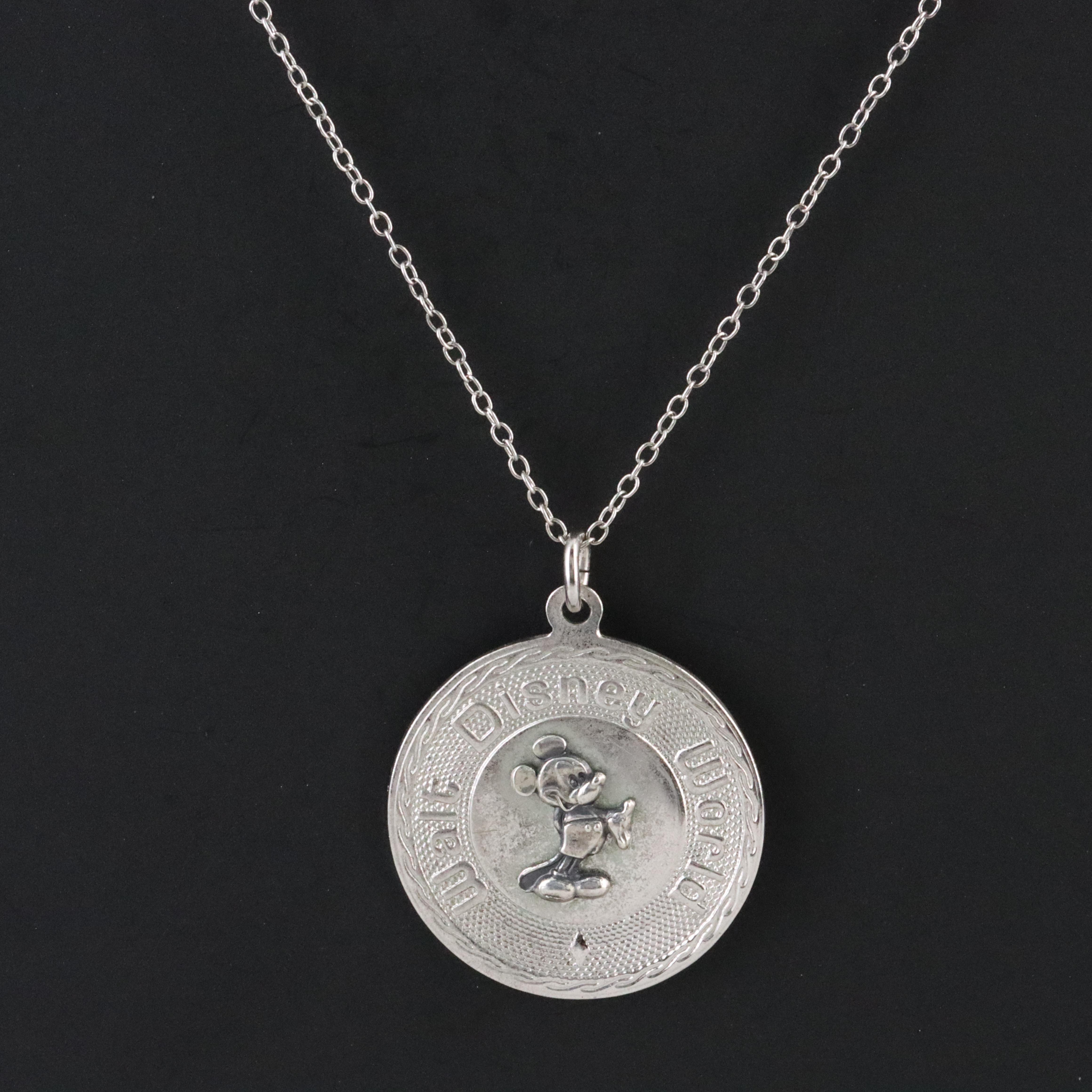 Disney Sterling Pendant Necklace