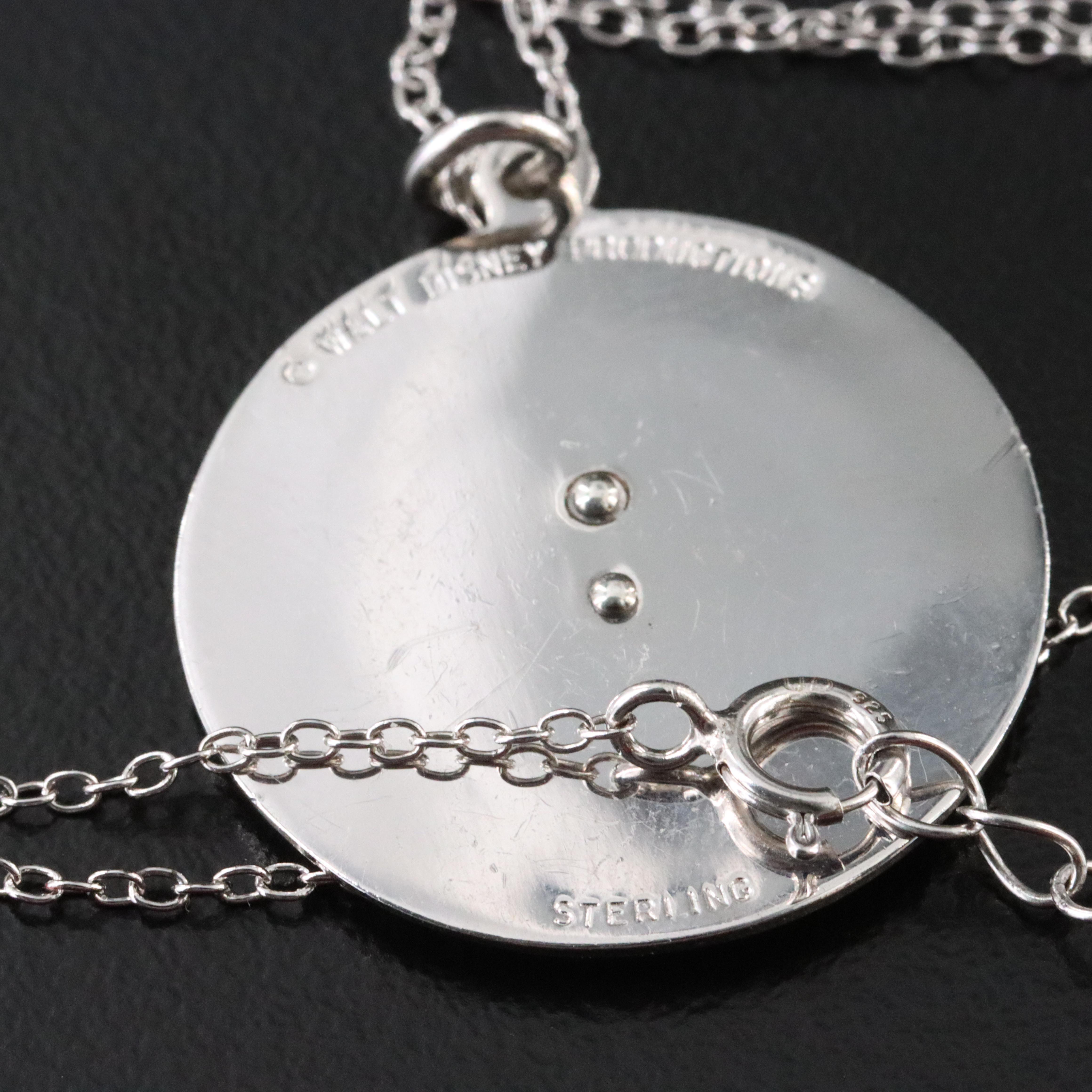 Disney Sterling Pendant Necklace