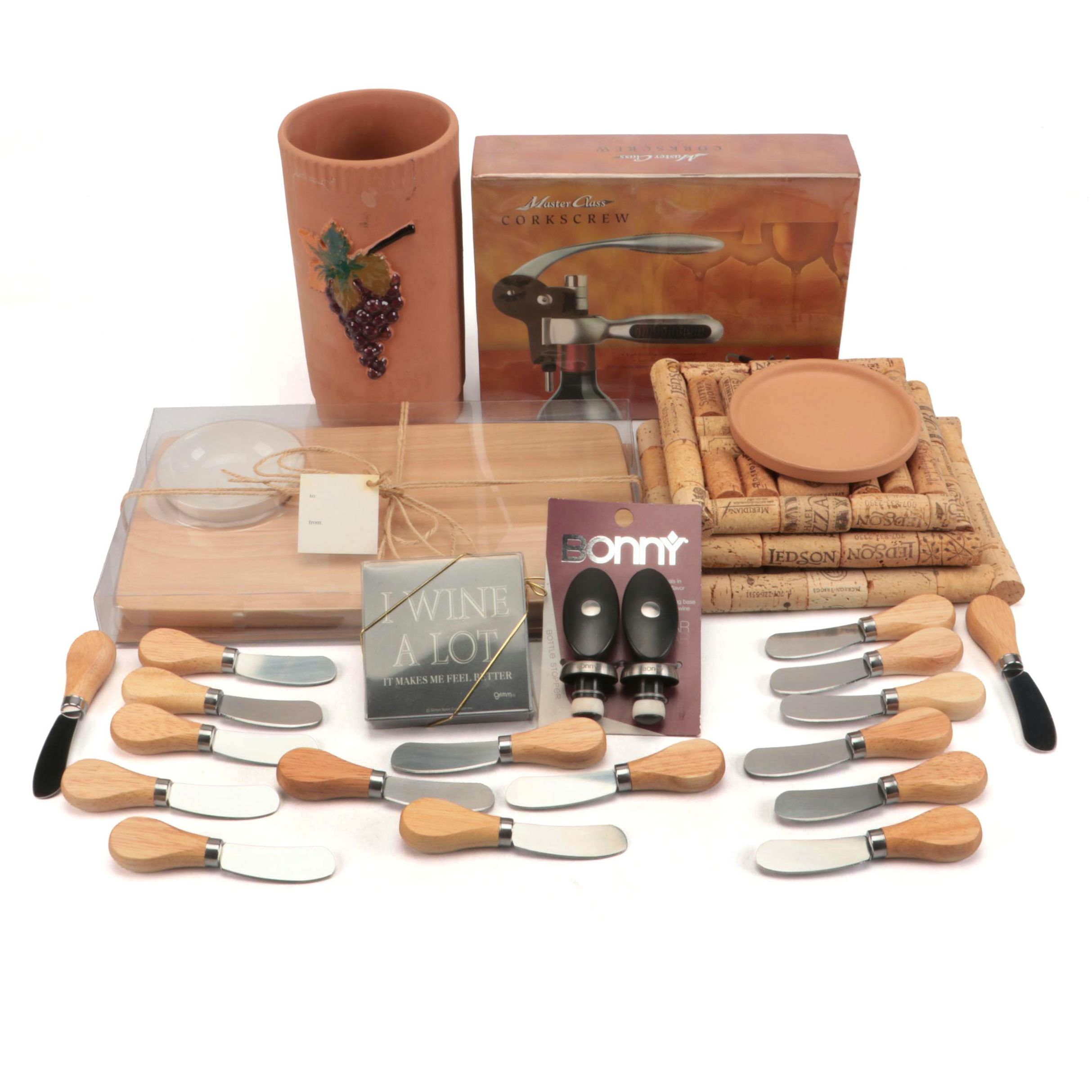 Master Class Corkscrew, The Cellar Crudite Board, and More Bar Accessories
