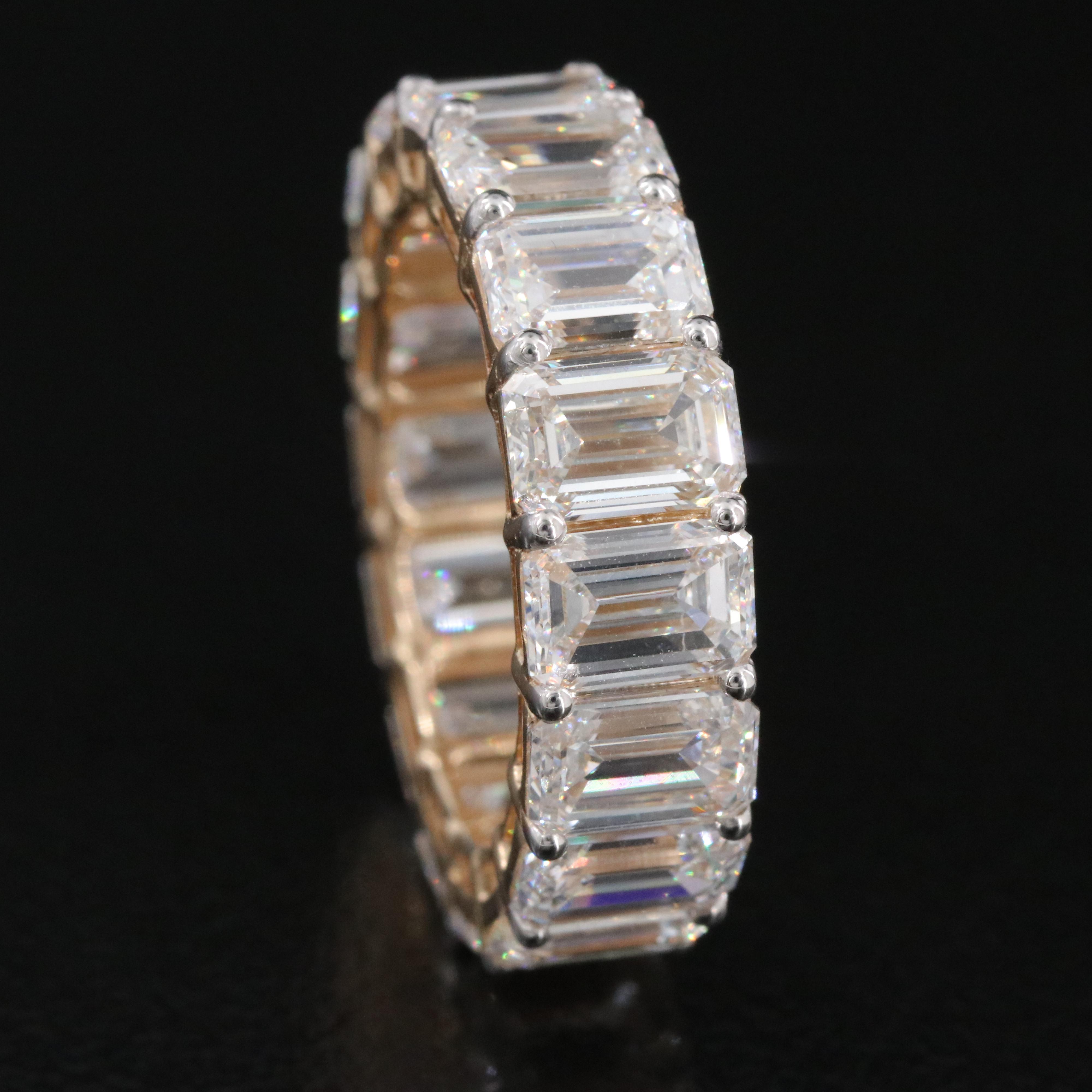 14K 10.61 CTW Lab Grown Diamond Eternity Band