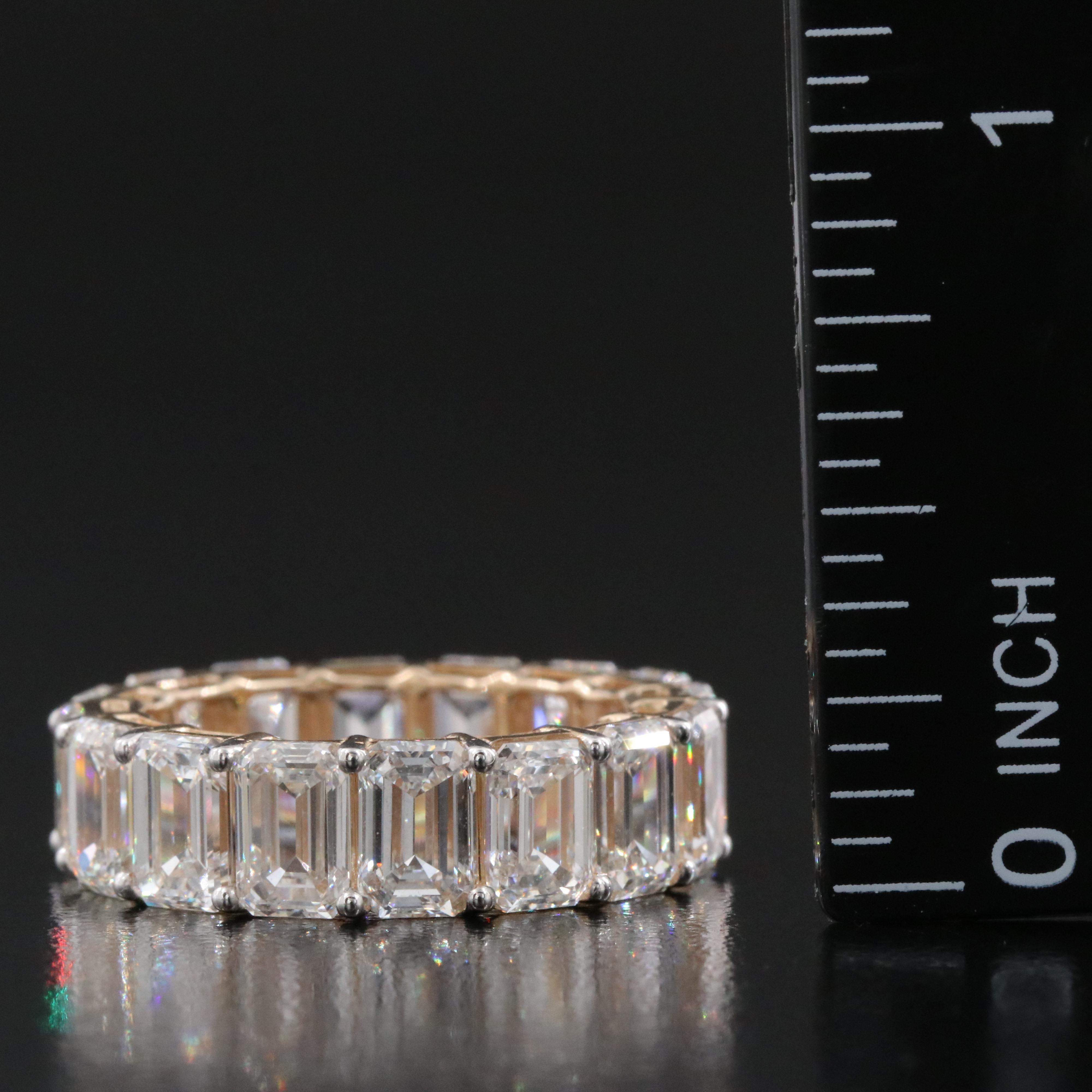 14K 10.61 CTW Lab Grown Diamond Eternity Band