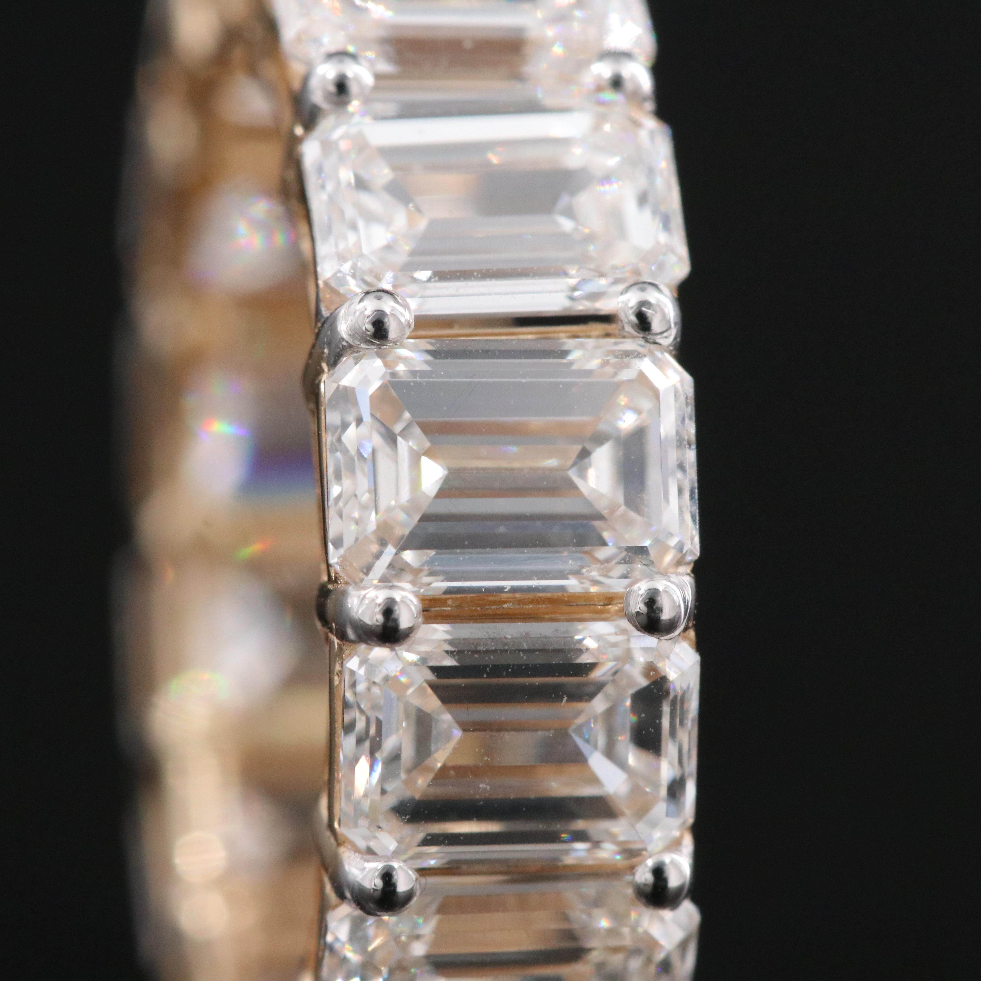 14K 10.61 CTW Lab Grown Diamond Eternity Band