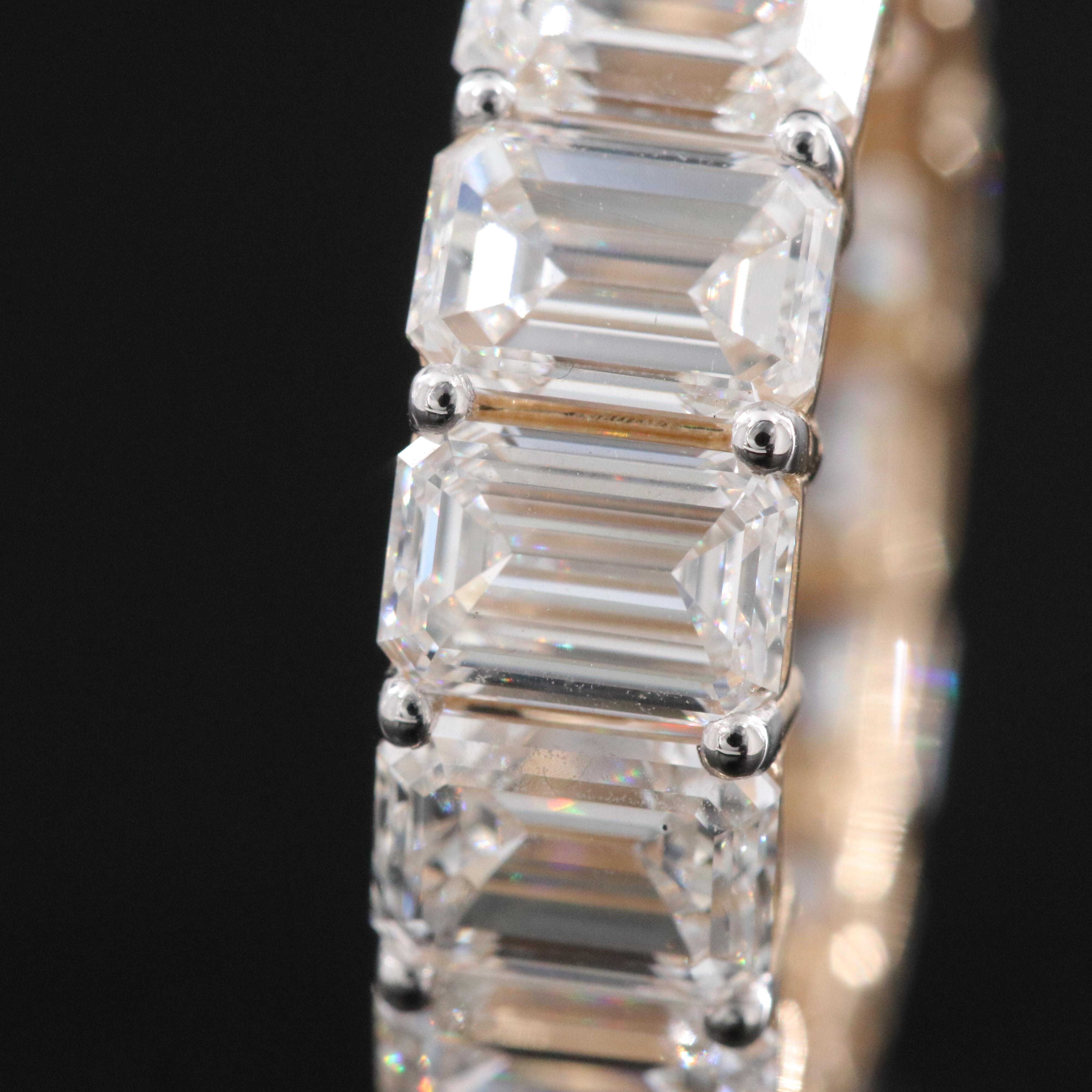 14K 10.61 CTW Lab Grown Diamond Eternity Band