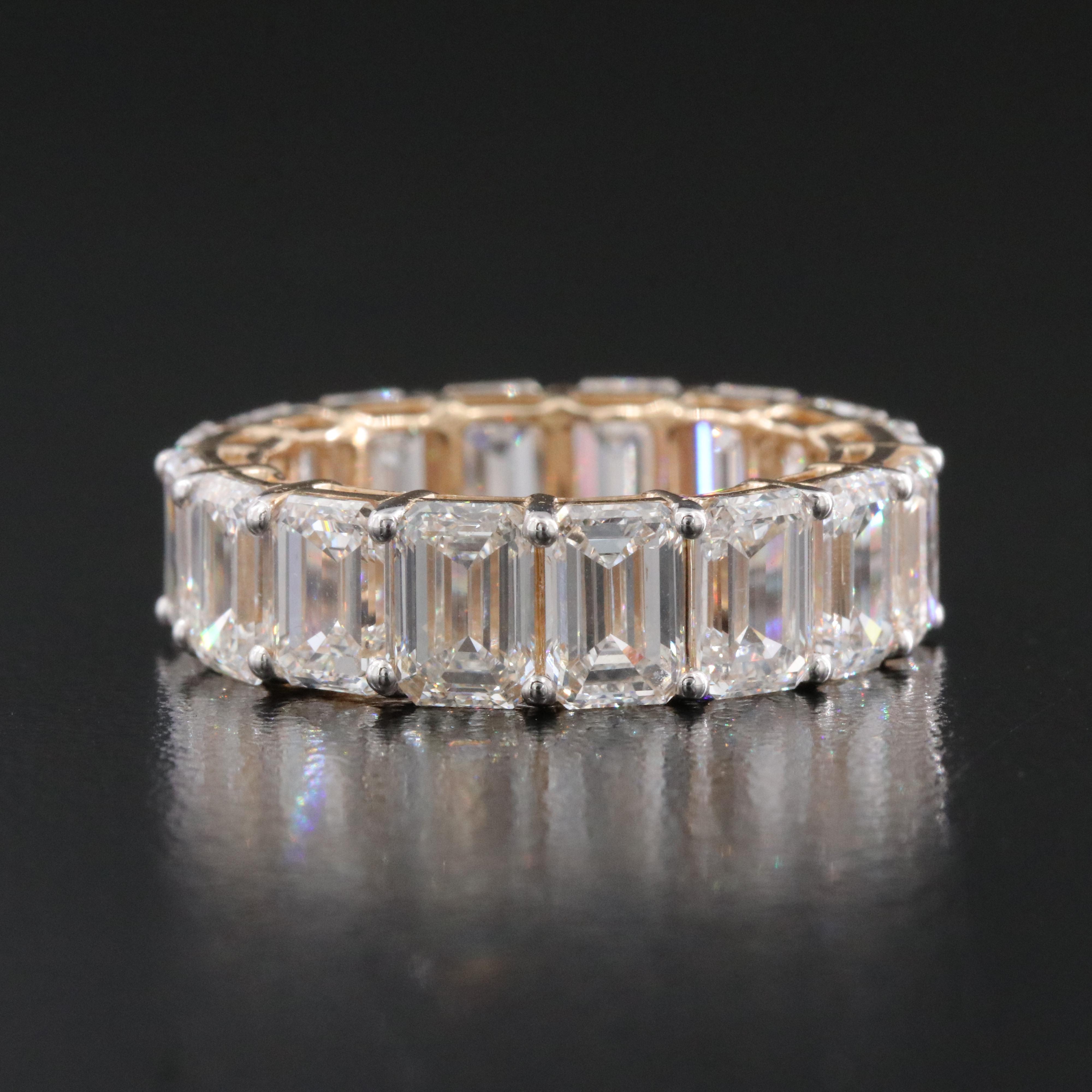 14K 10.61 CTW Lab Grown Diamond Eternity Band