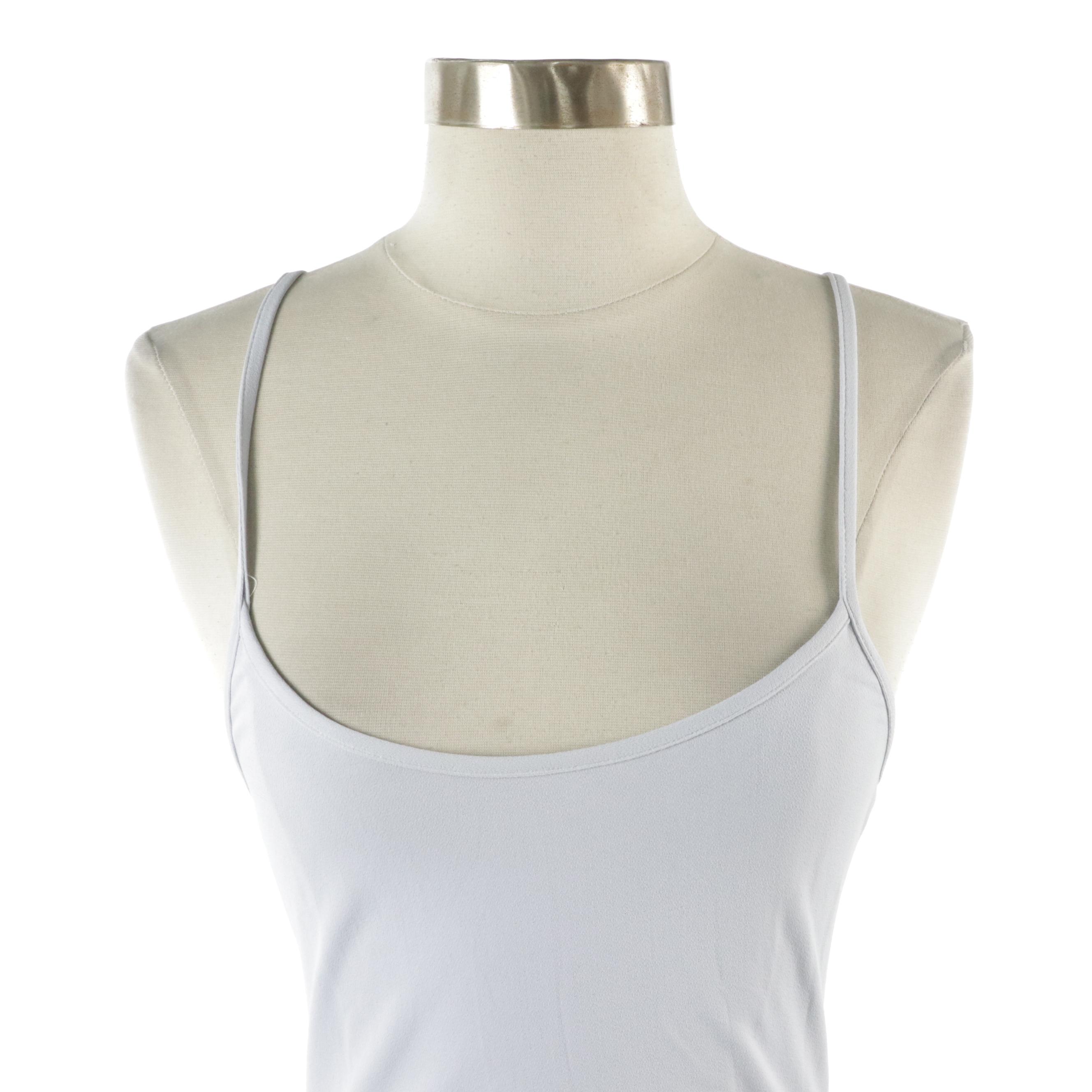 Michel Stephén Jersey Slip Dress and Jean Paton Beaded Lace Column Gown