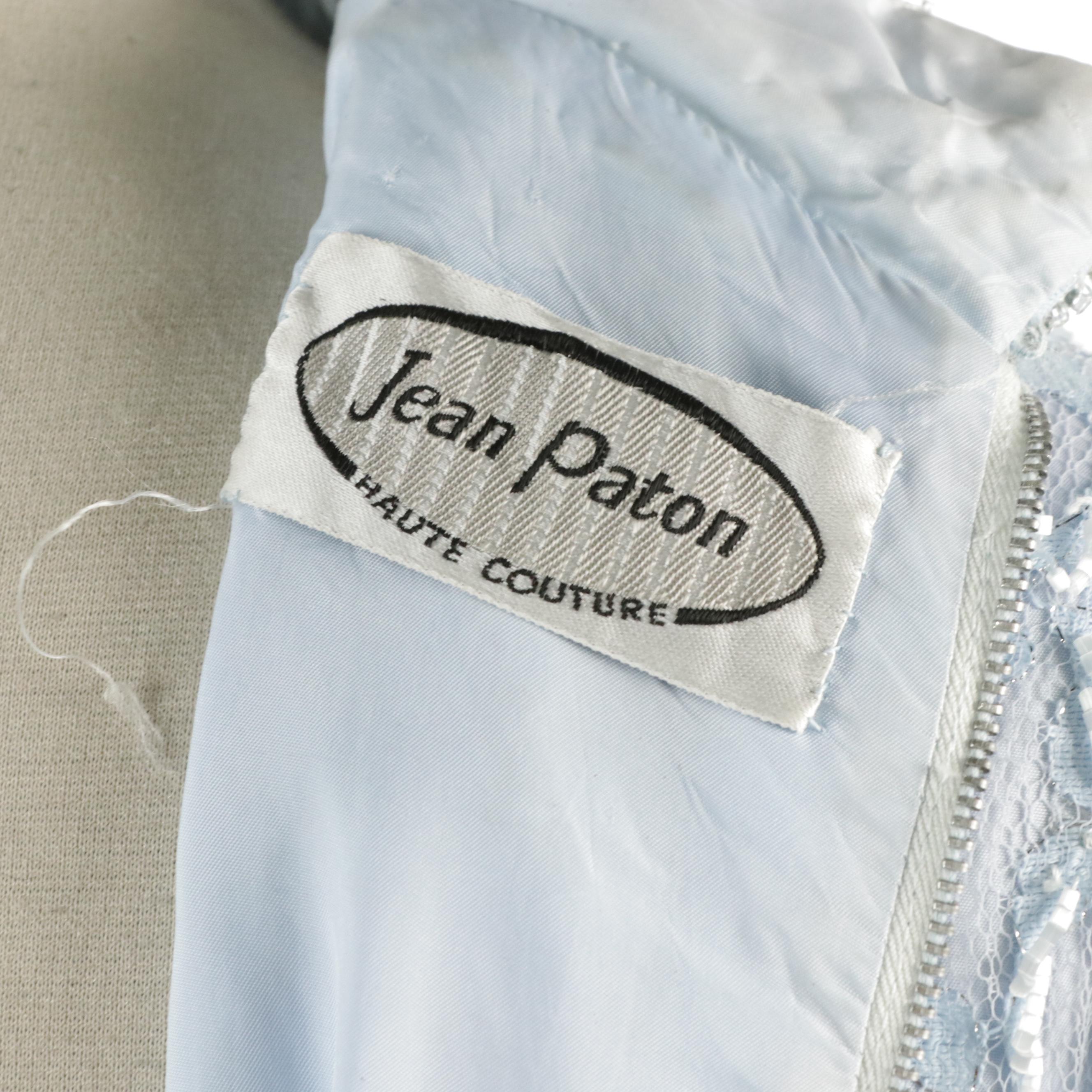 Michel Stephén Jersey Slip Dress and Jean Paton Beaded Lace Column Gown