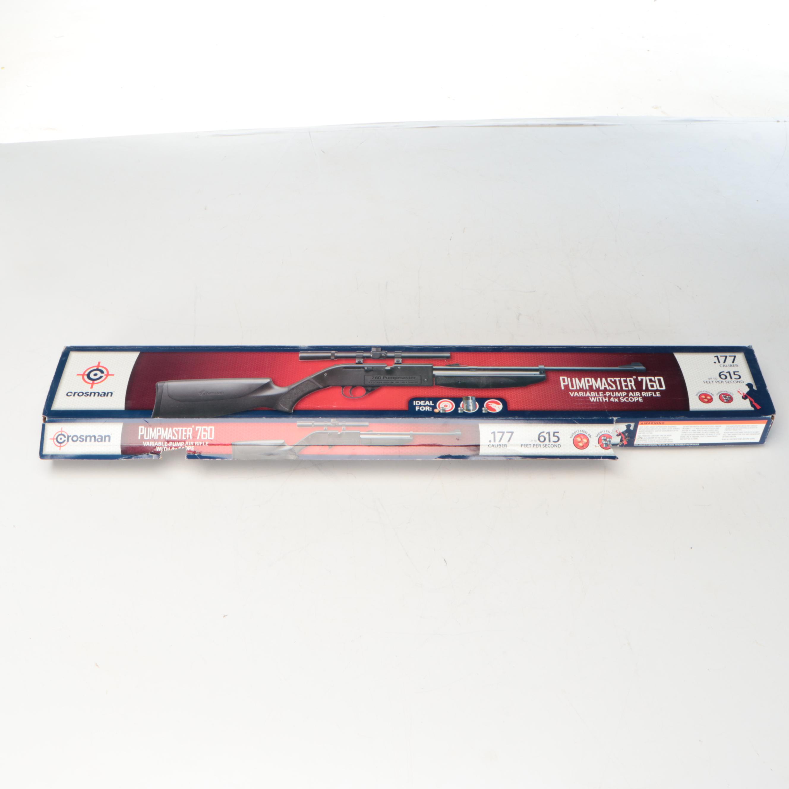 Crosman Pump master 760 Variable-Pump Air Rifle with 4x Scope