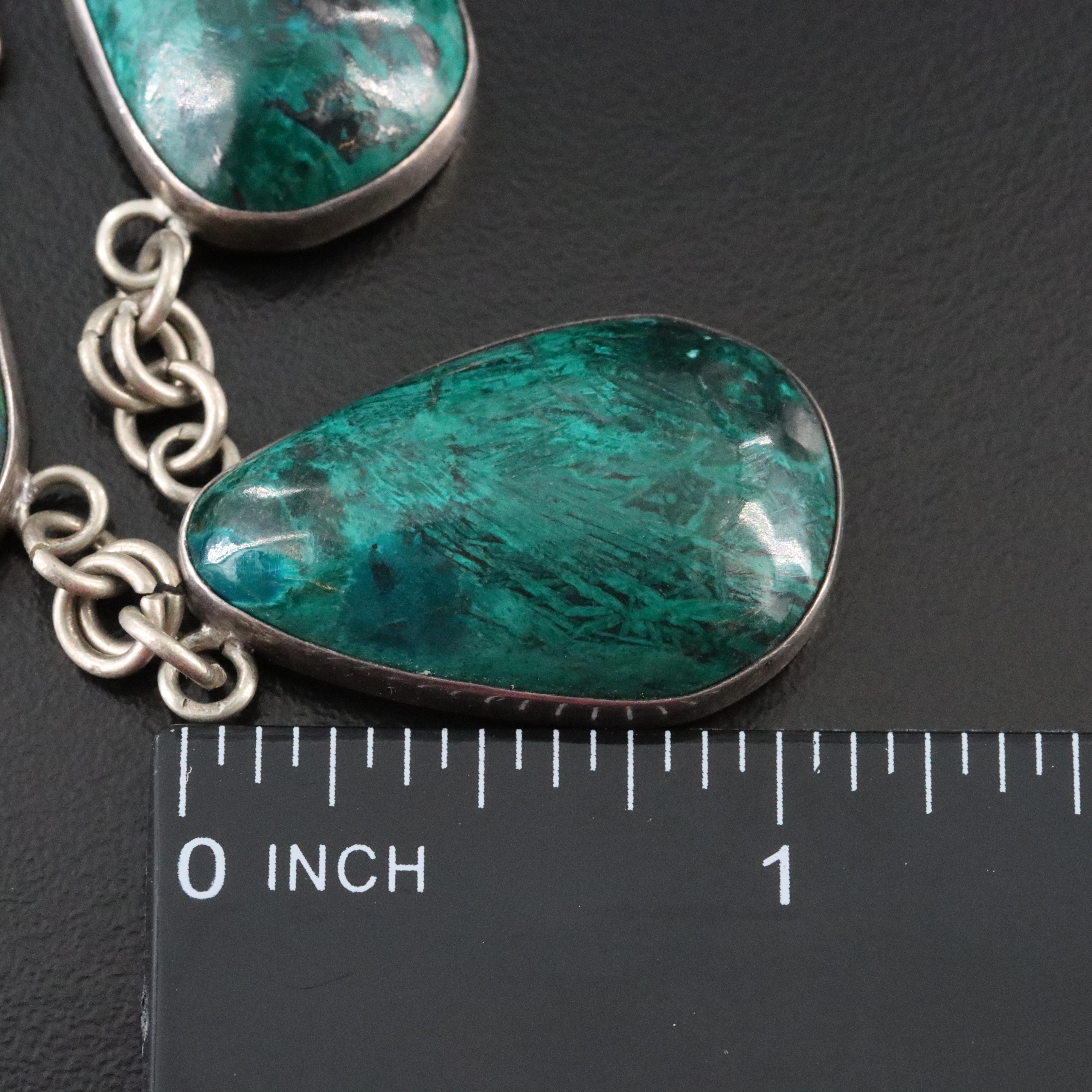 Israel Sterling Eilat Stone Necklace