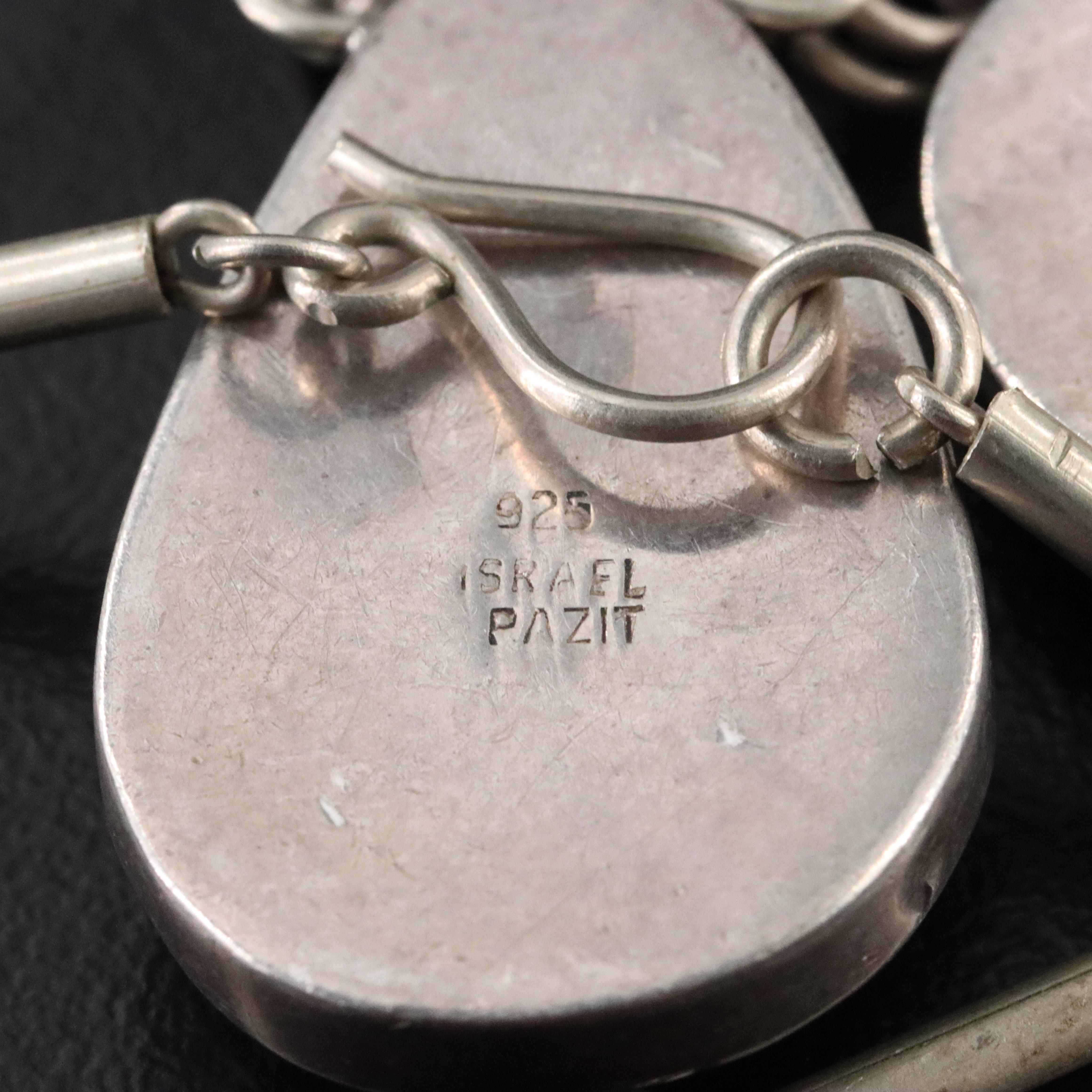 Israel Sterling Eilat Stone Necklace