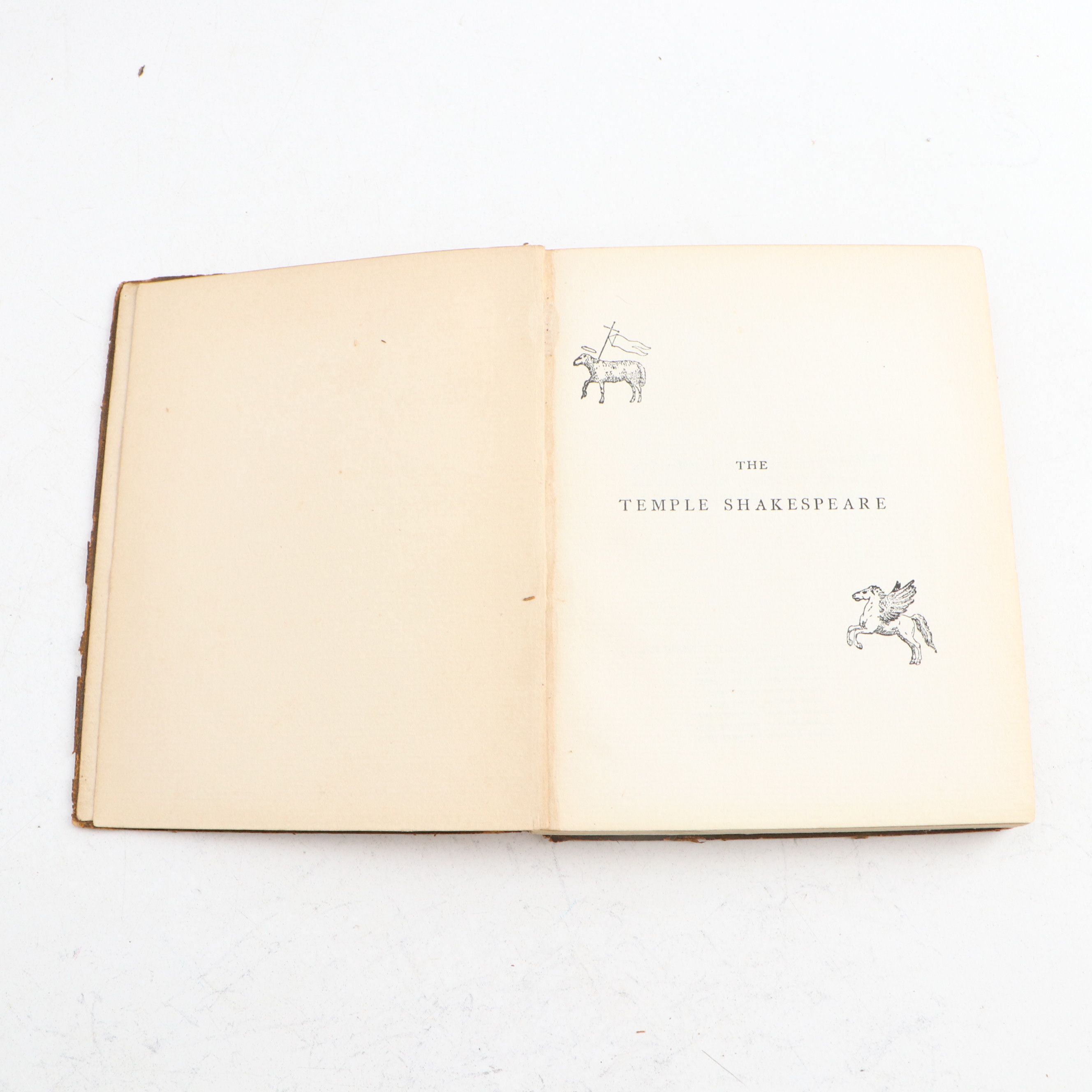 Leather Bound "The Temple Shakespeare" Twenty-Volume Set