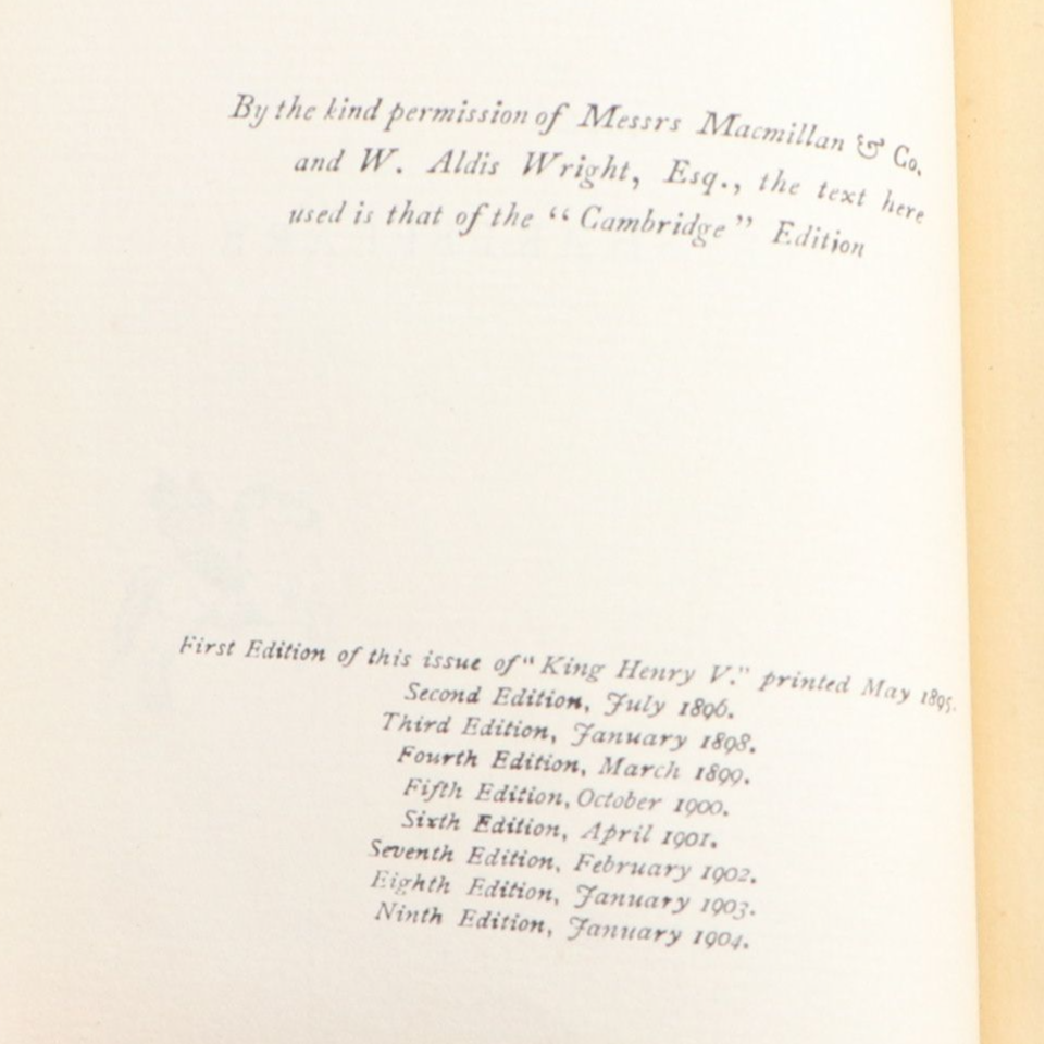 Leather Bound "The Temple Shakespeare" Twenty-Volume Set