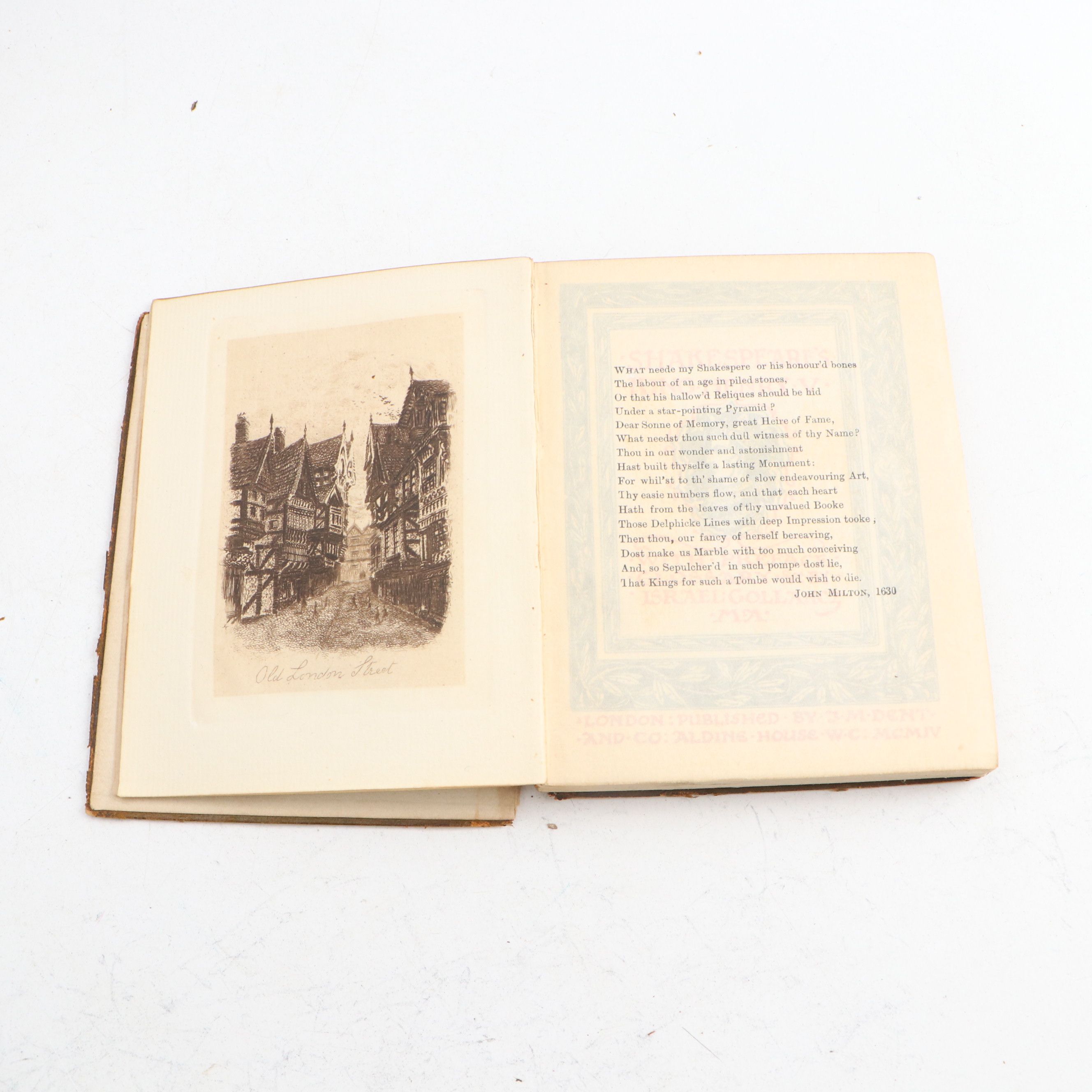 Leather Bound "The Temple Shakespeare" Twenty-Volume Set