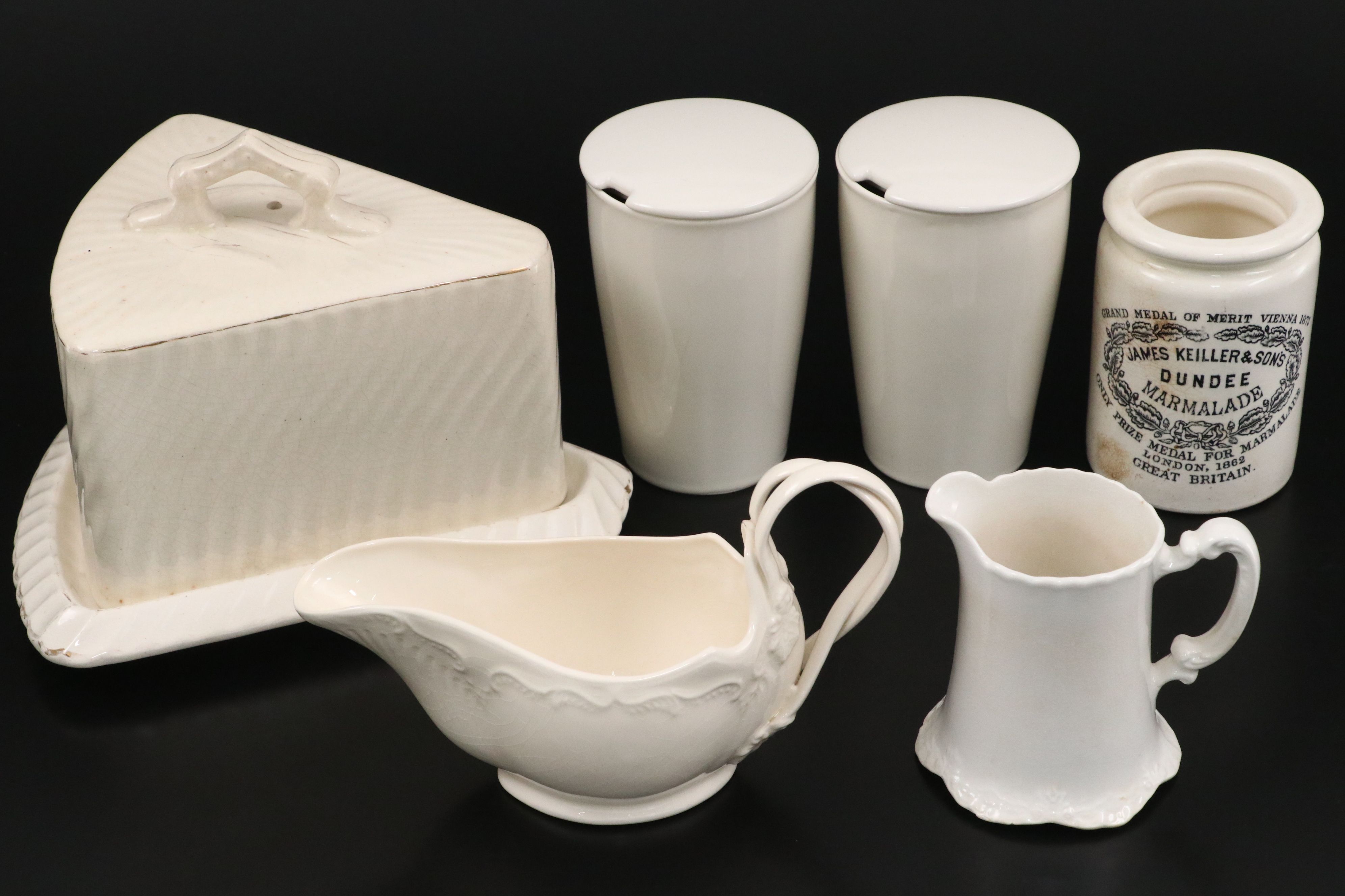 Copeland Spode "Bone White" with Other Porcelain Tableware