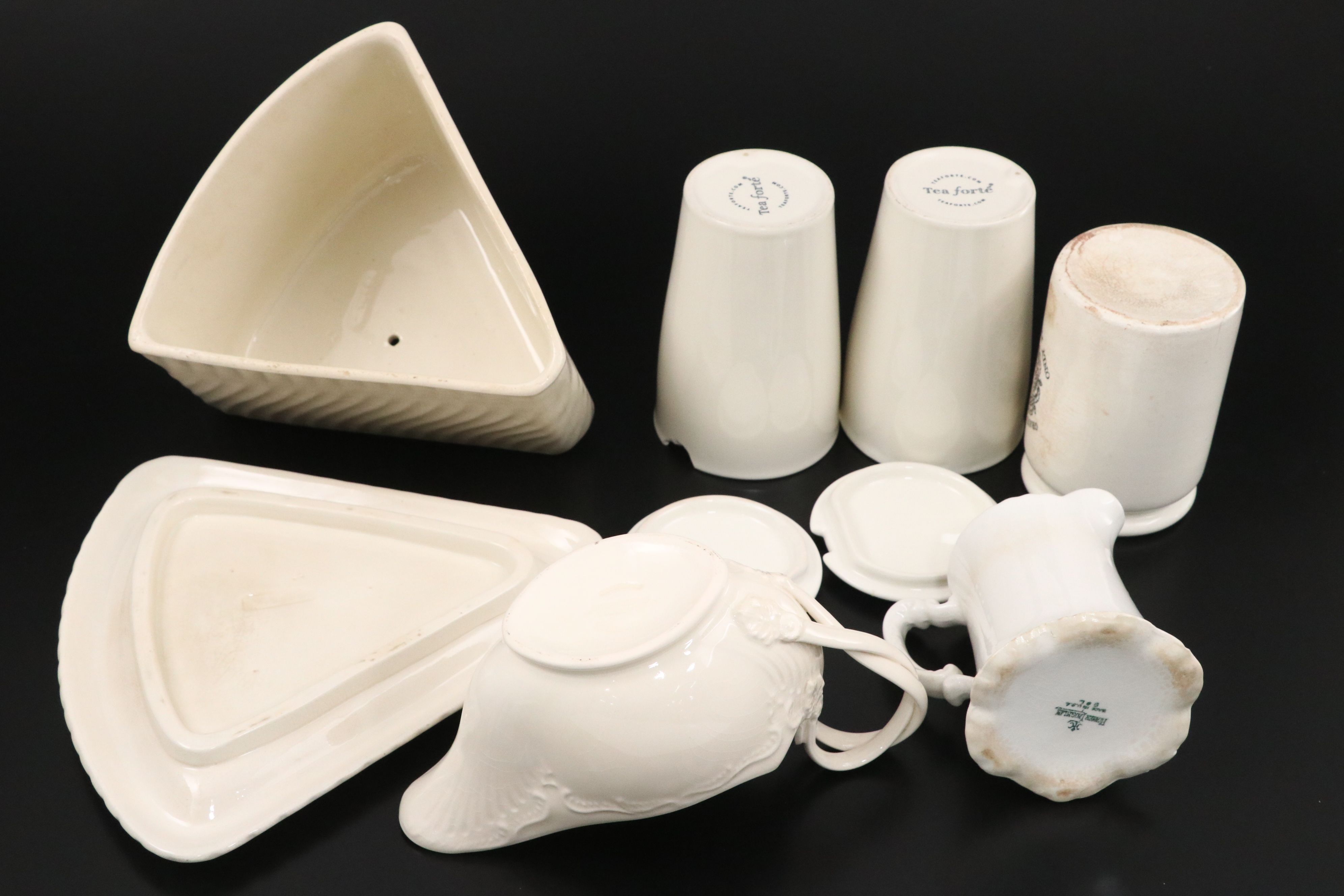 Copeland Spode "Bone White" with Other Porcelain Tableware