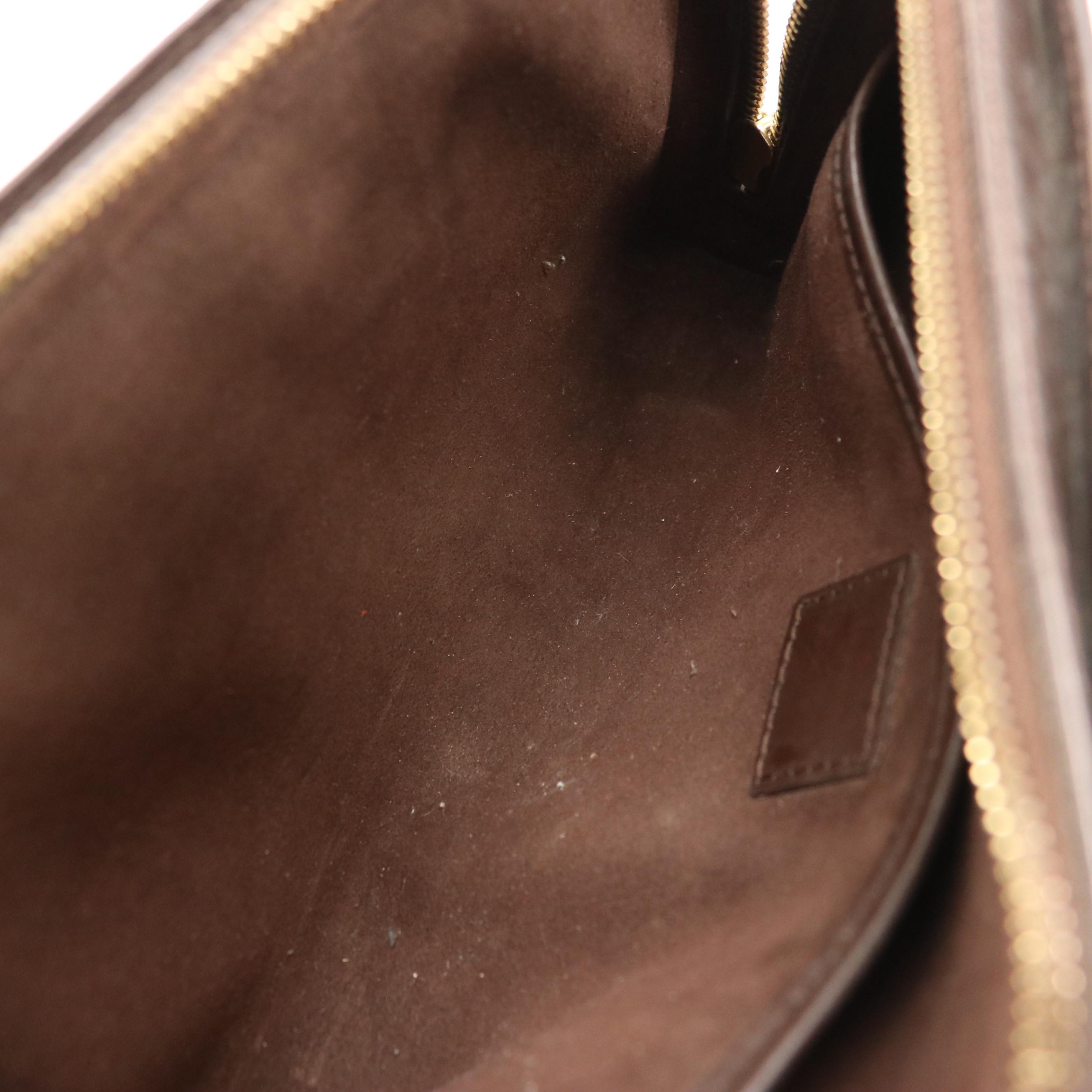 Louis Vuitton Saint Louis Pochette Clutch/Wristlet in Damier Ebene Canvas