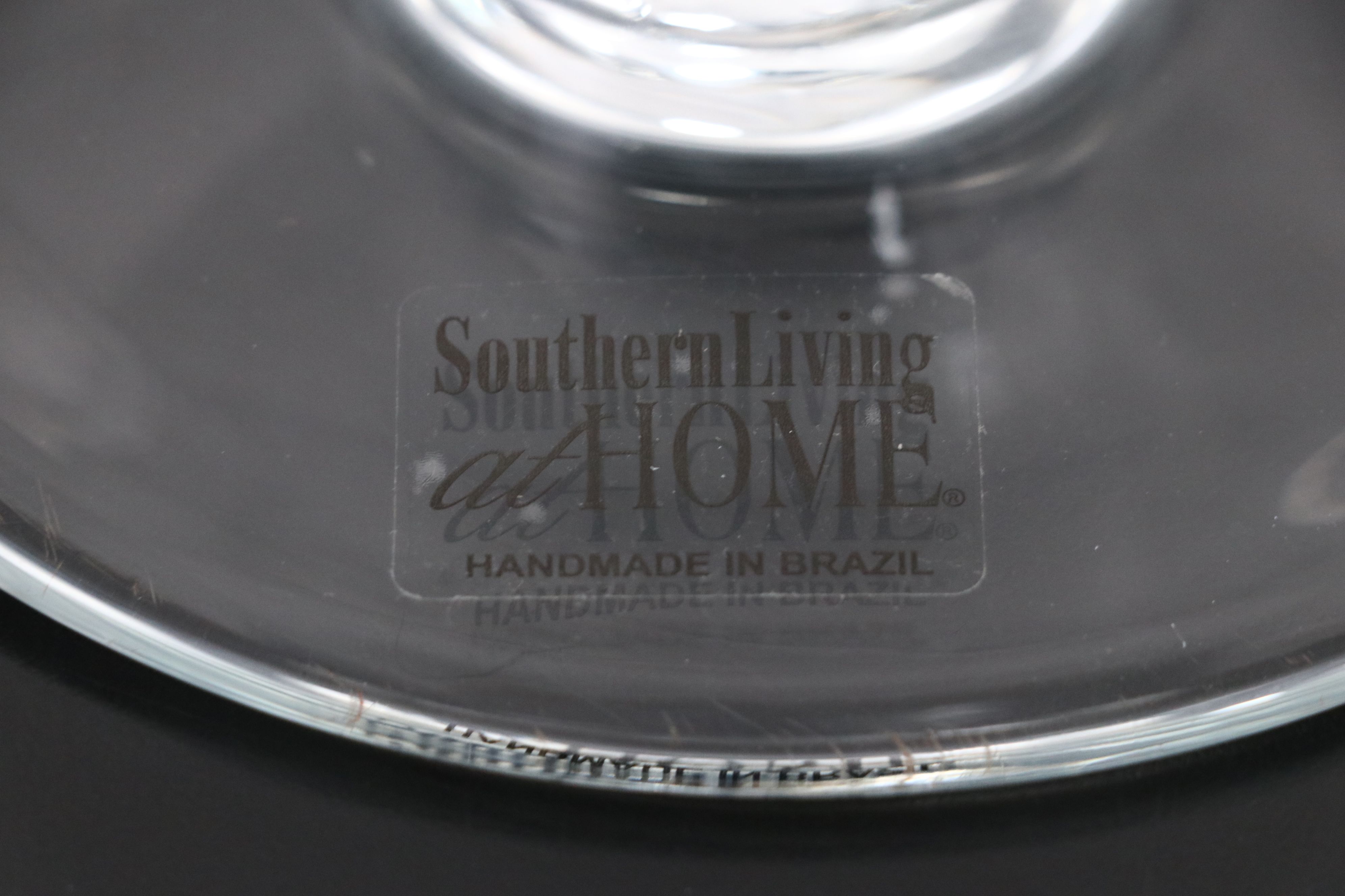 Crystal Ribbed Vase with Southern Living Glass Footed Bowl