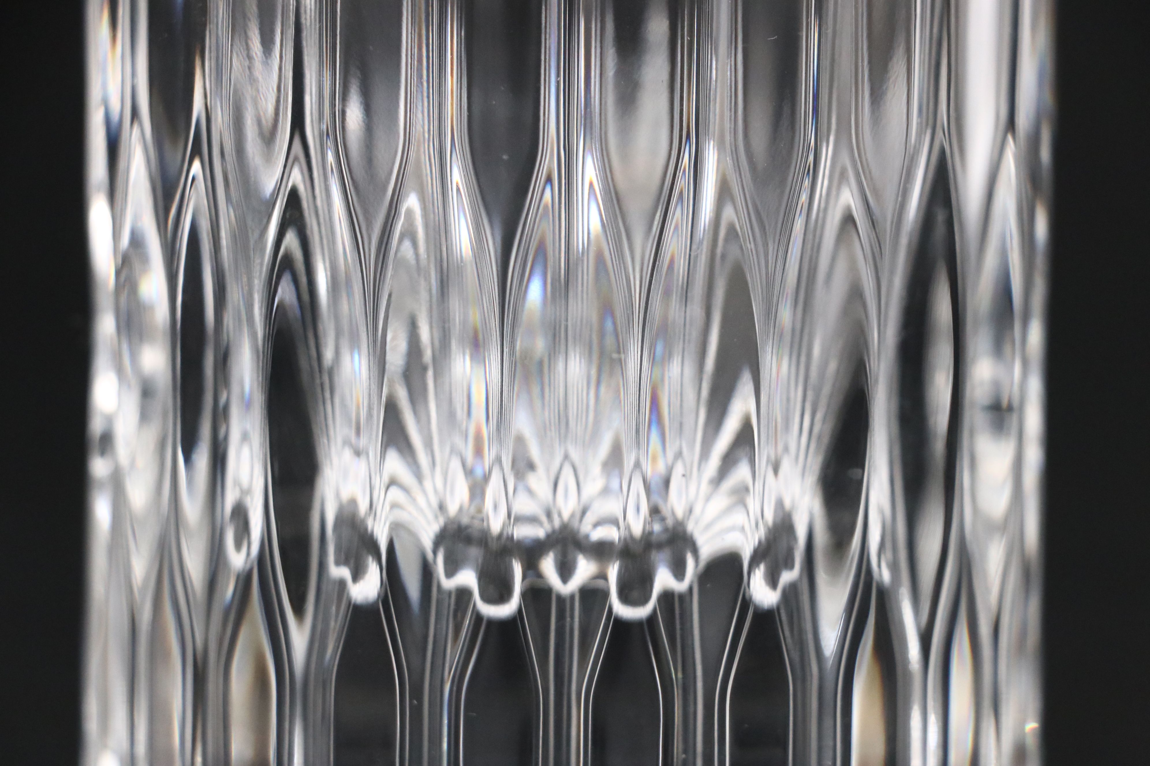 Crystal Ribbed Vase with Southern Living Glass Footed Bowl