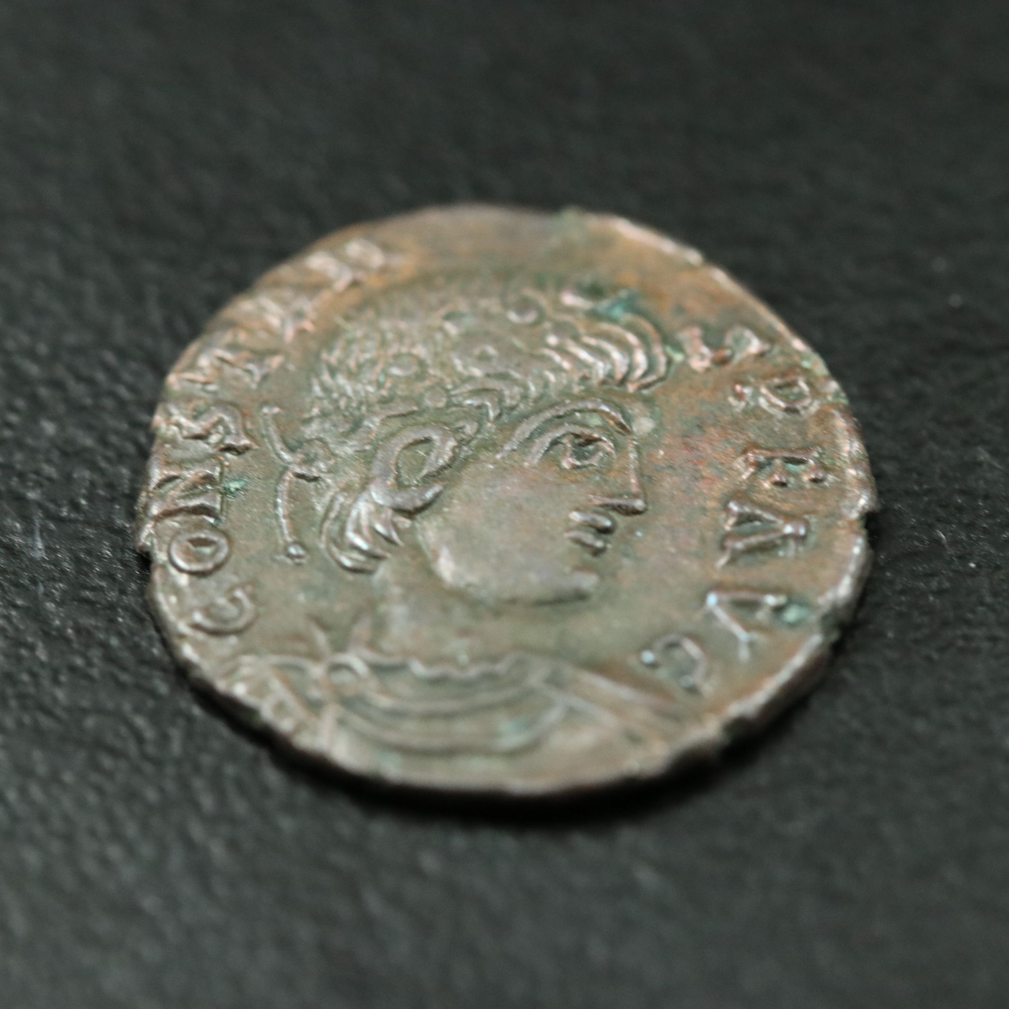 Ancient Roman Imperial Æ4 Coin of Constans, ca. 346 A.D.
