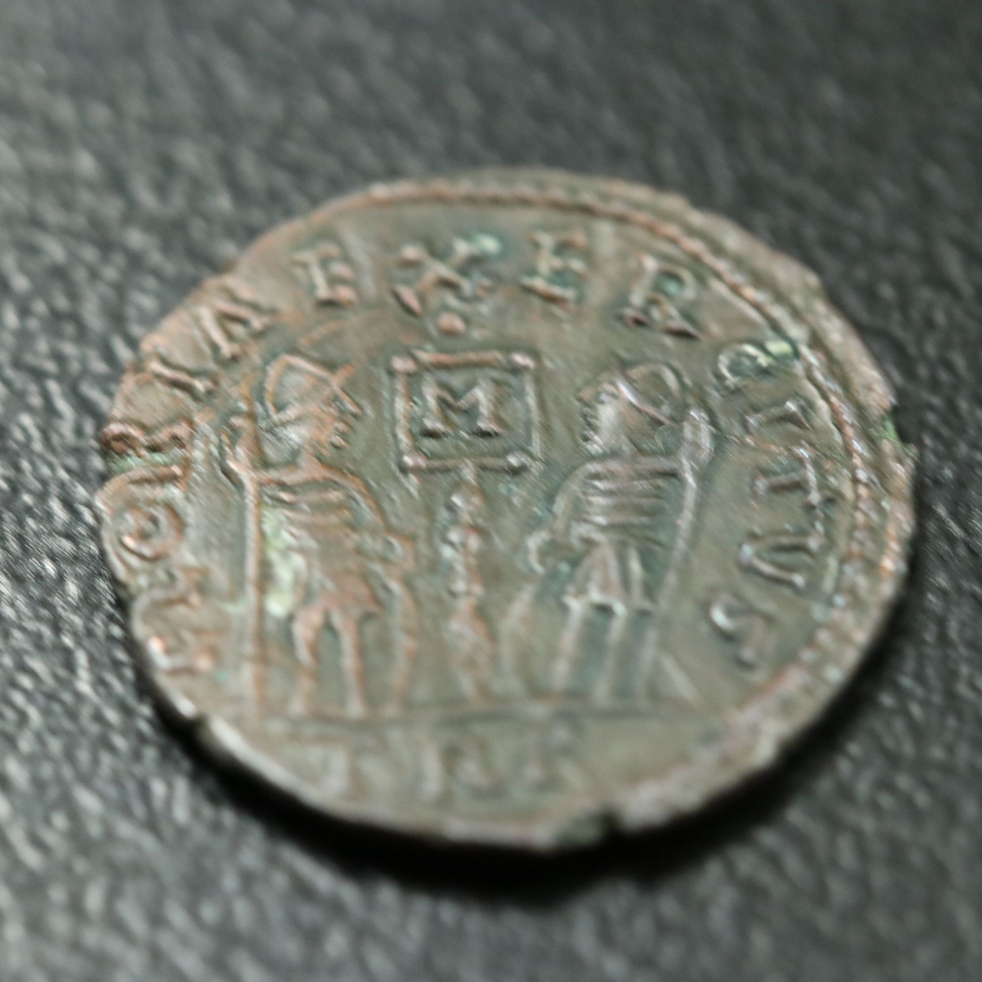 Ancient Roman Imperial Æ4 Coin of Constans, ca. 346 A.D.