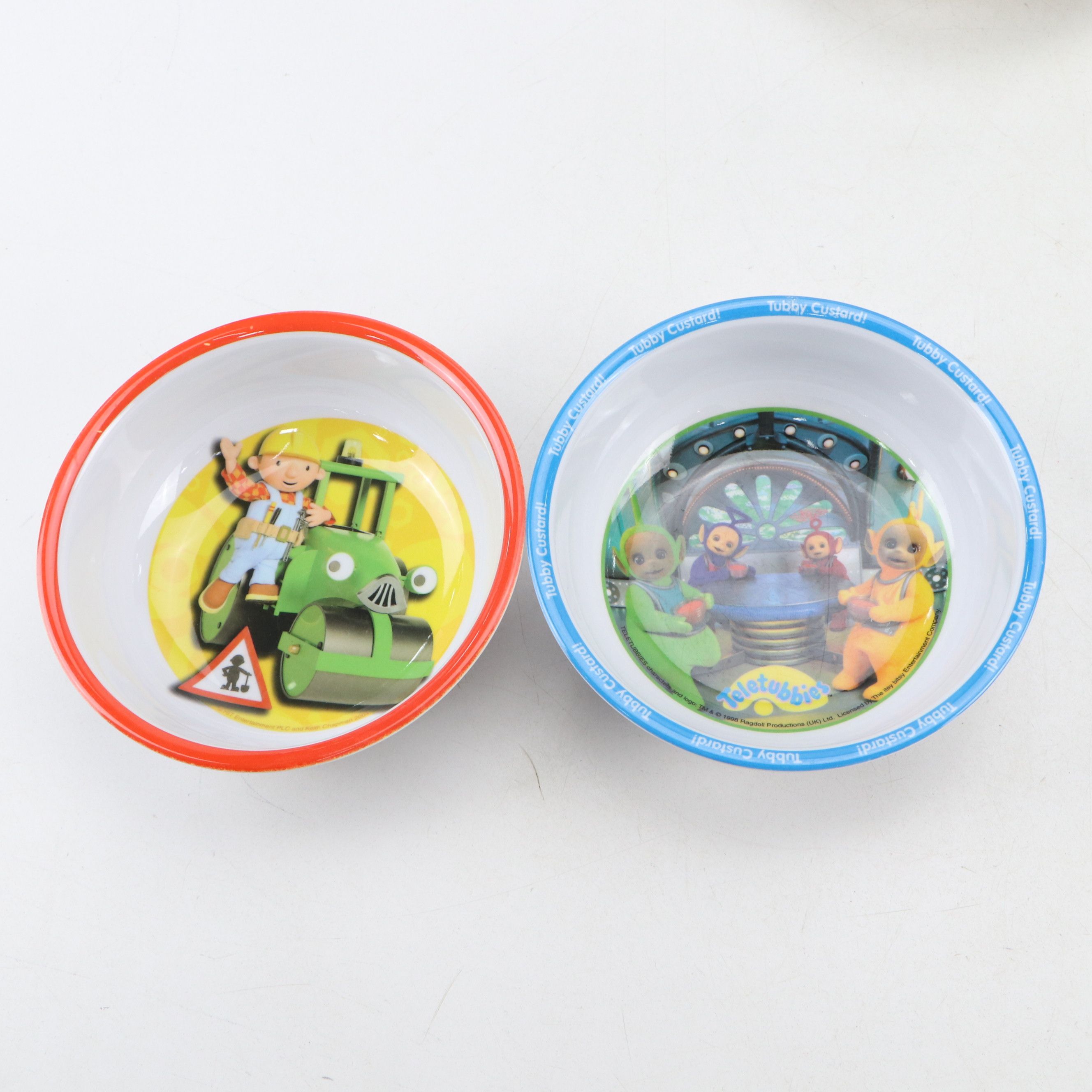 Oneida Deluxe Melamine Plate and Bowl with Plastic Children's Dinnerware