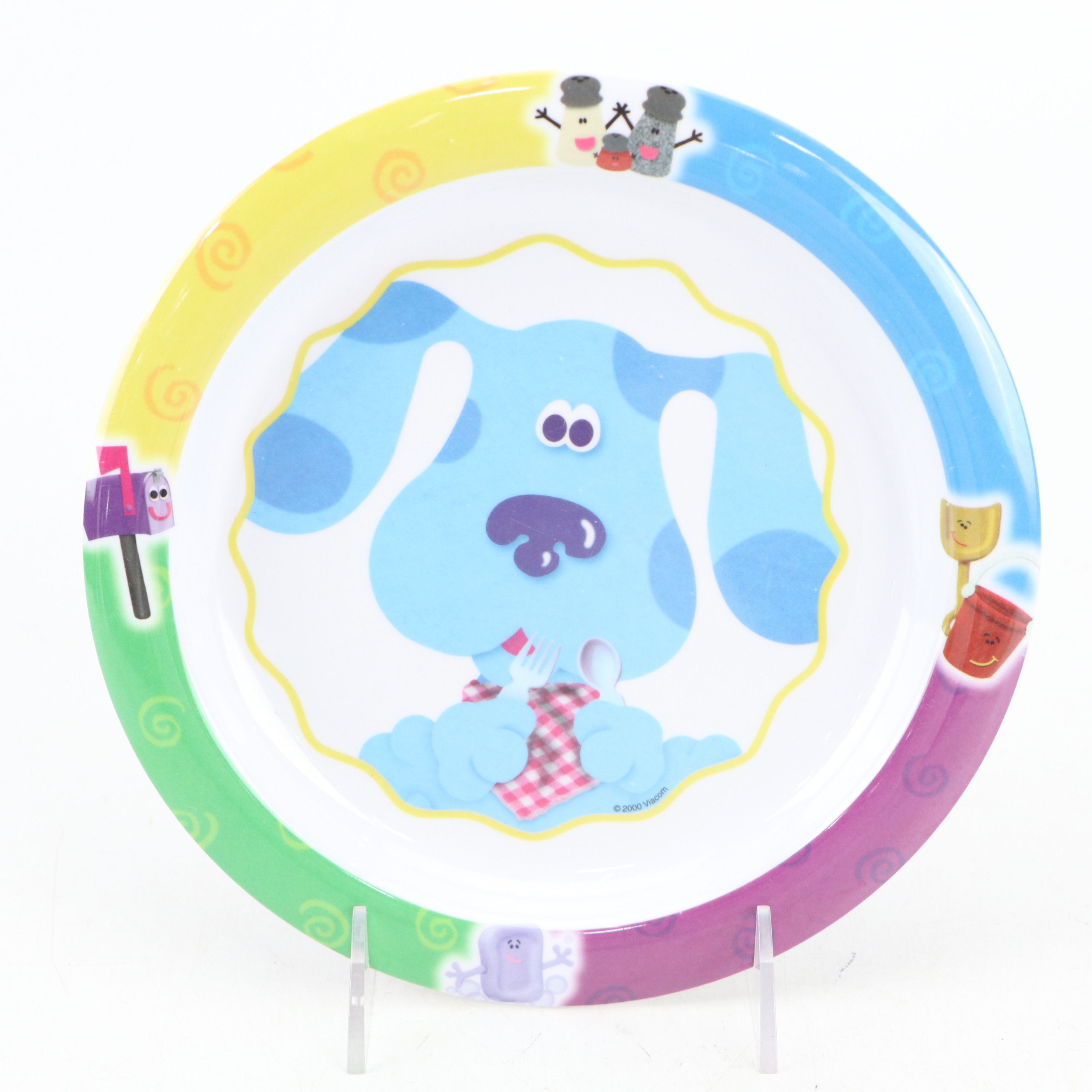 Oneida Deluxe Melamine Plate and Bowl with Plastic Children's Dinnerware