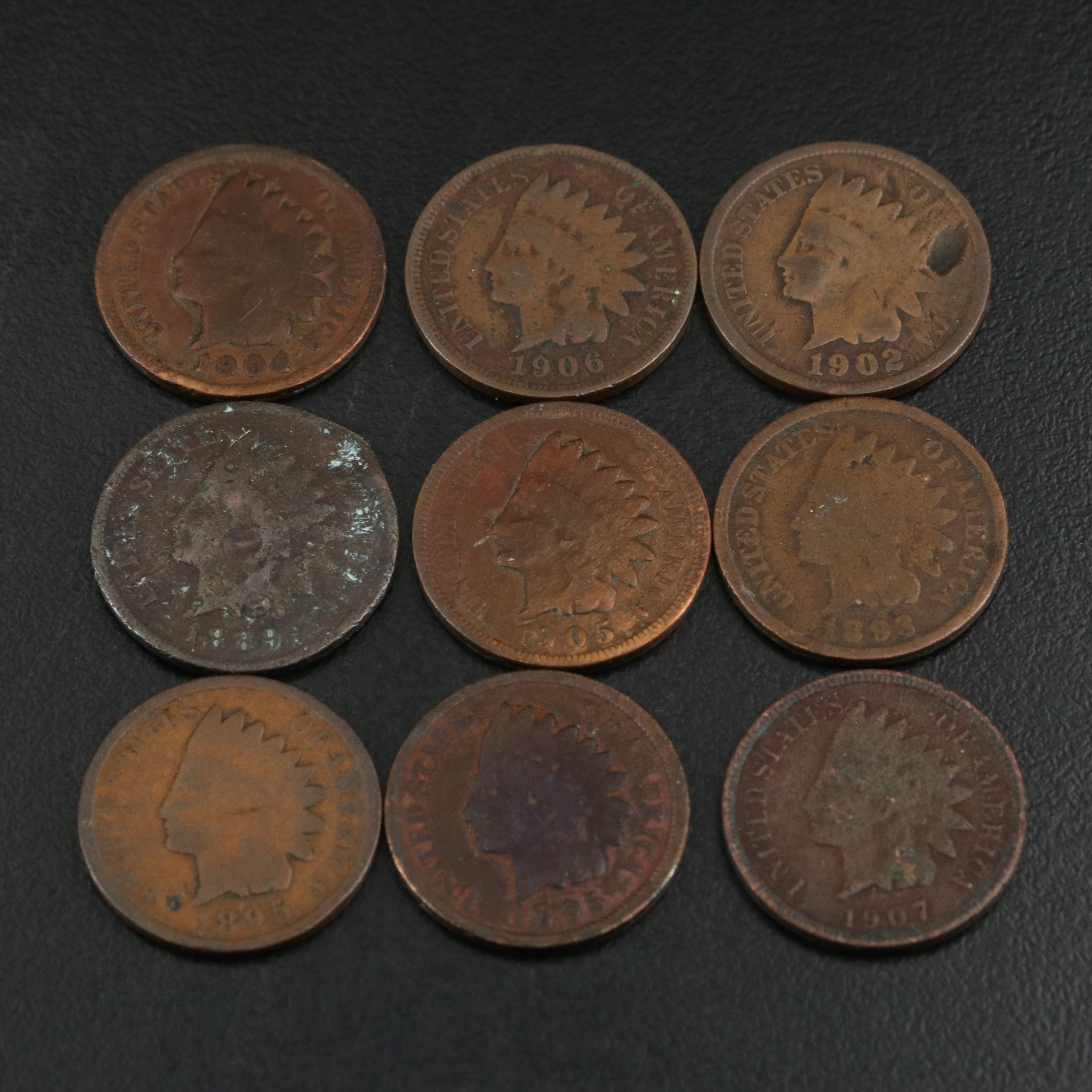 180 Low Grade Indian Cents