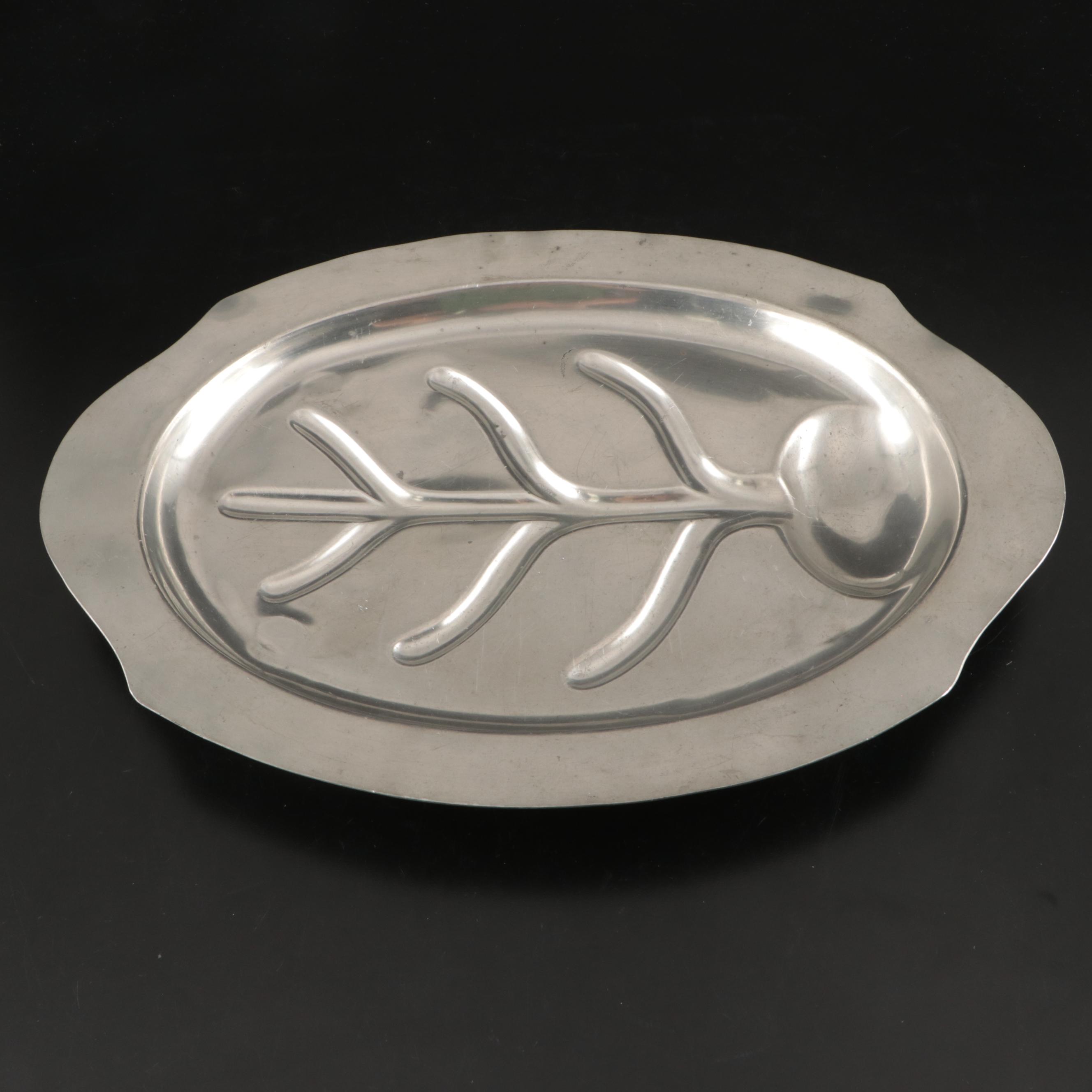 Art Deco Style Coffee Pots with Other Pewter and Table Accessories