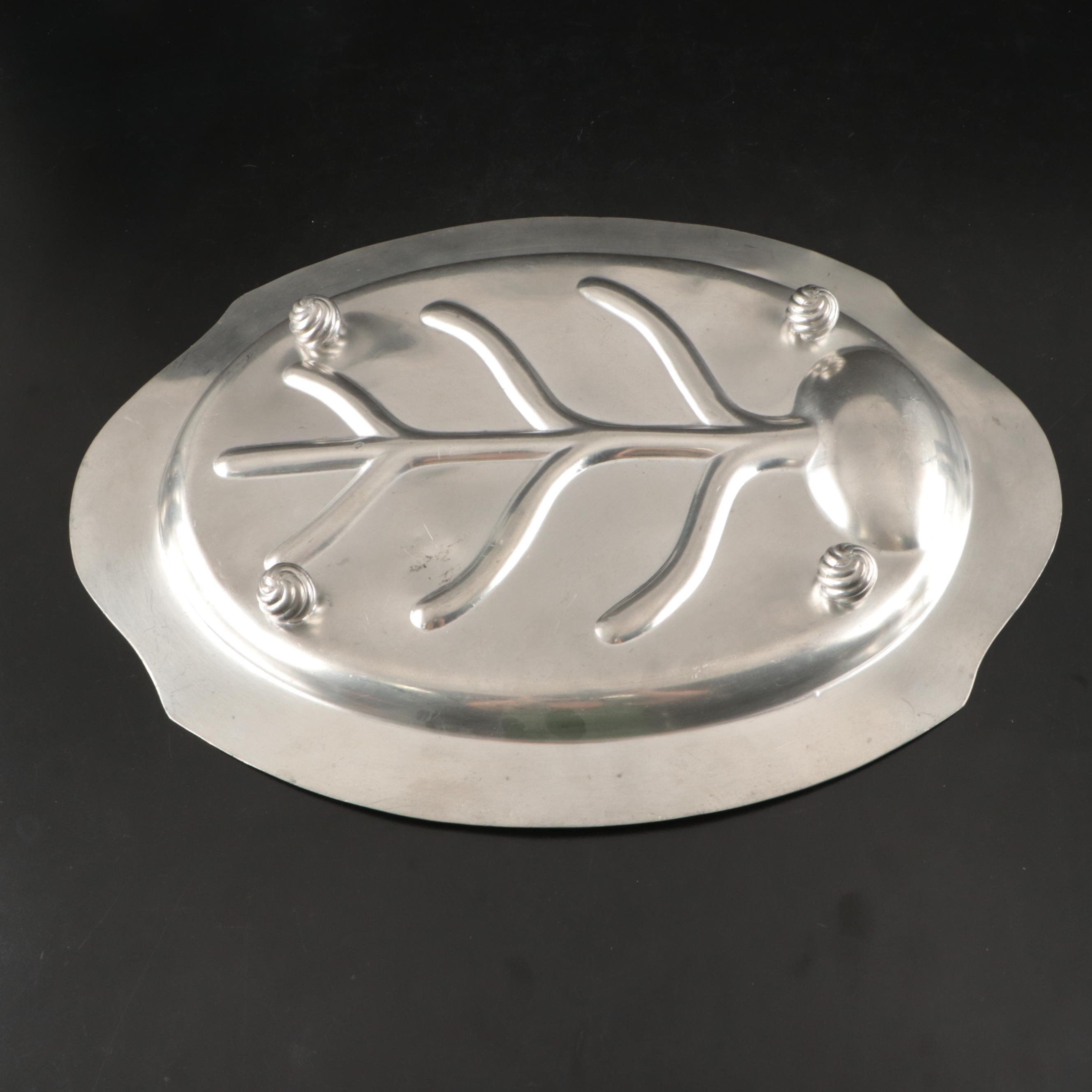 Art Deco Style Coffee Pots with Other Pewter and Table Accessories