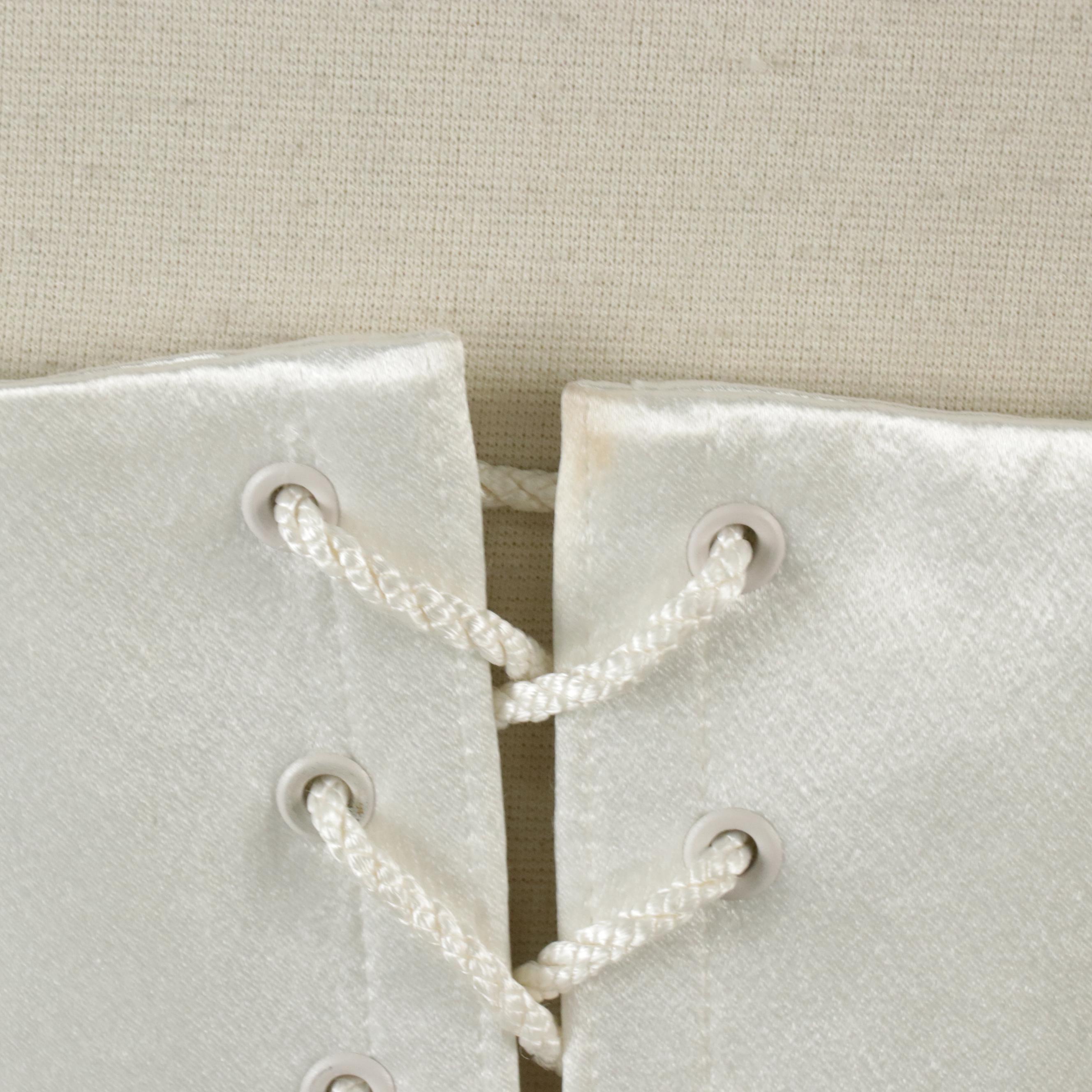 Dawn Stretton Two-Piece Corset Evening Dress and Other Silk Crepon Halter Gown