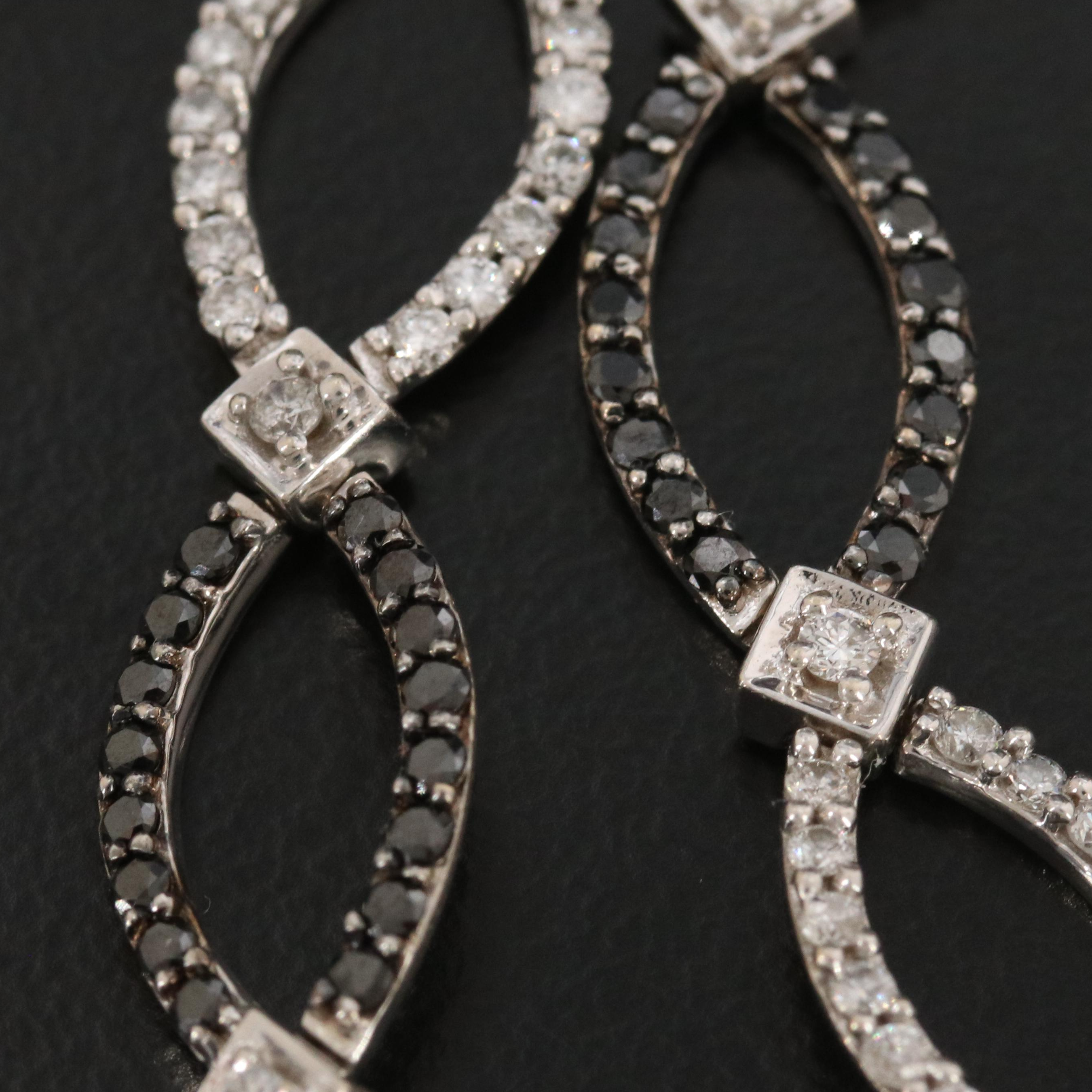 EFFY 14K 2.08 CTW Diamond Bracelet Featuring Fancy Black