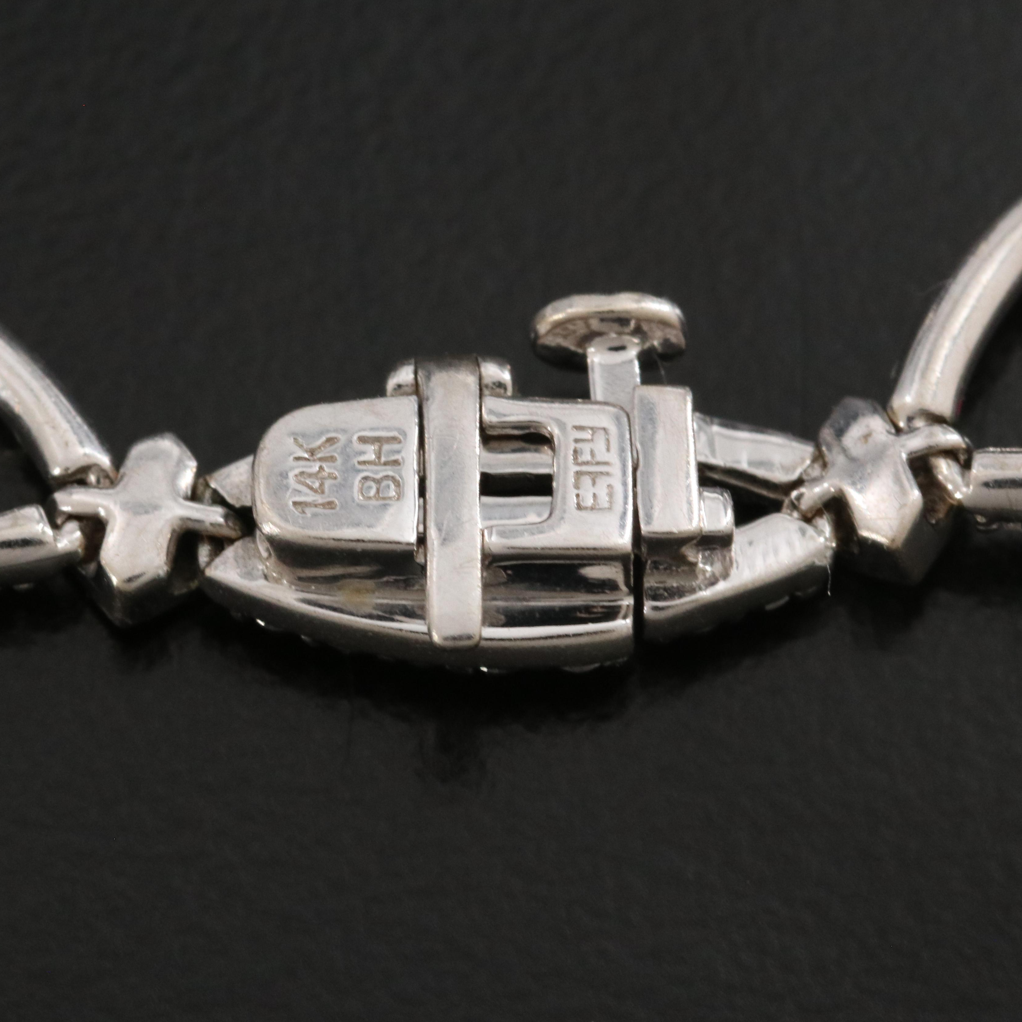 EFFY 14K 2.08 CTW Diamond Bracelet Featuring Fancy Black