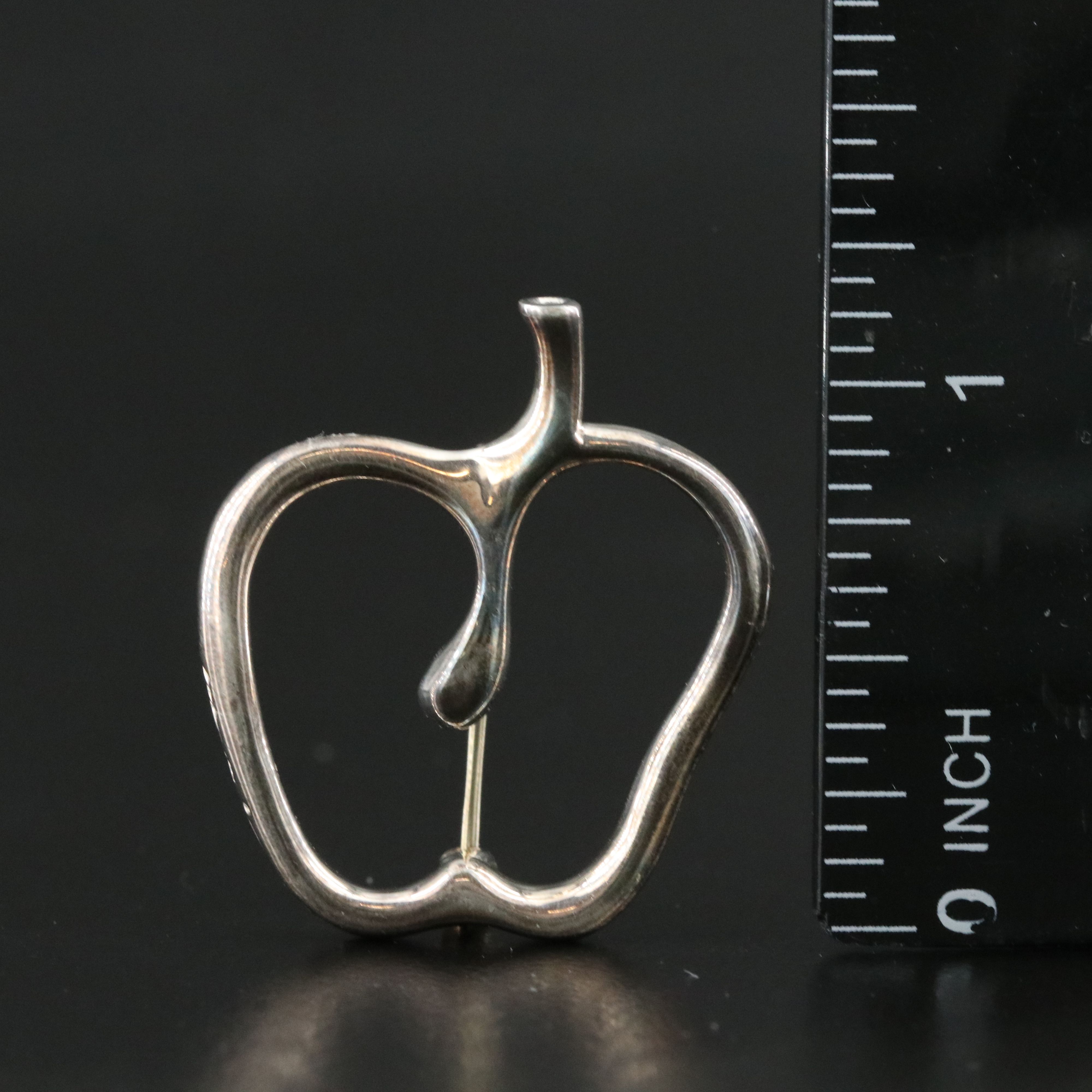 Elsa Peretti for Tiffany & Co. Sterling Apple Brooch