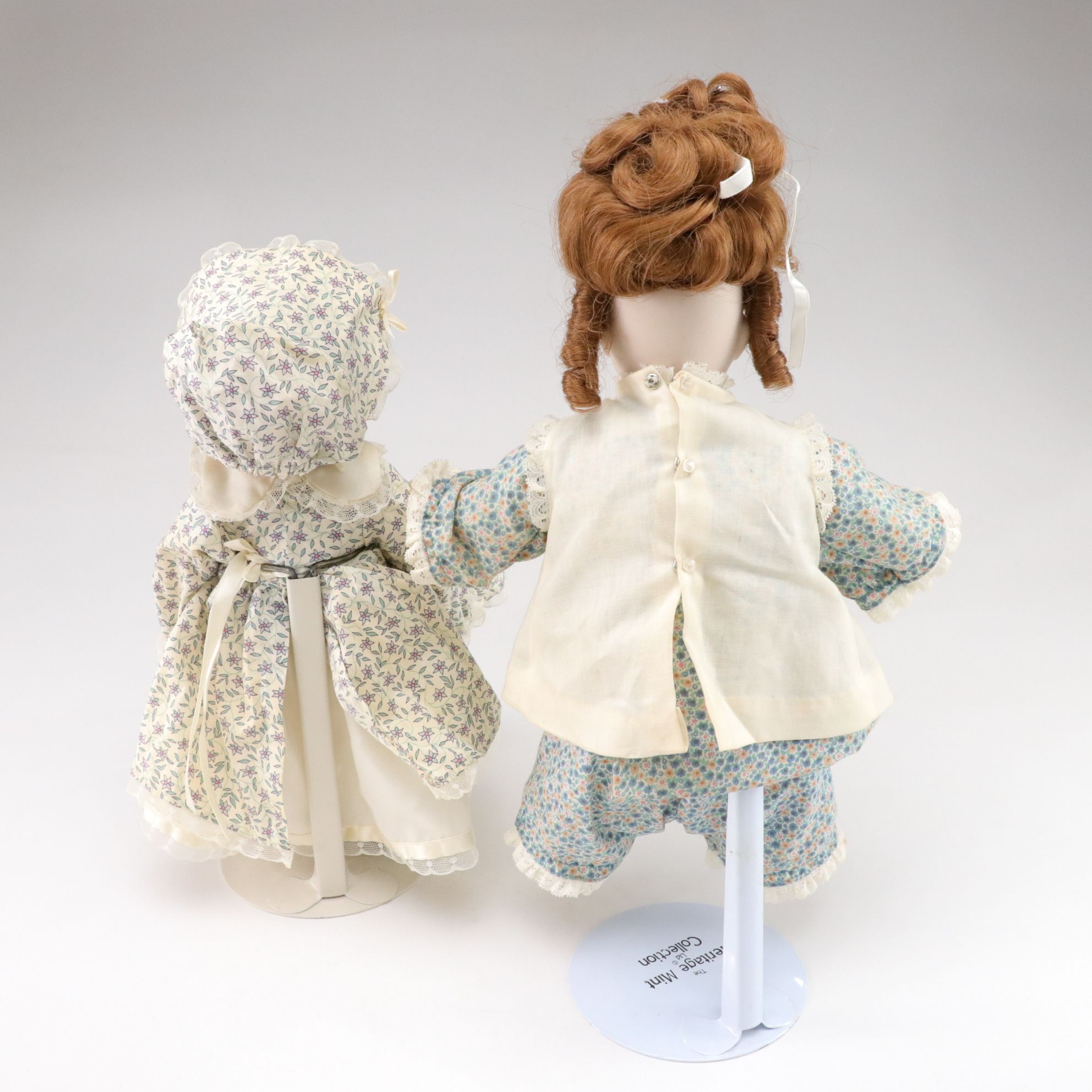Hand-Painted Bisque Head & Other Doll Collections