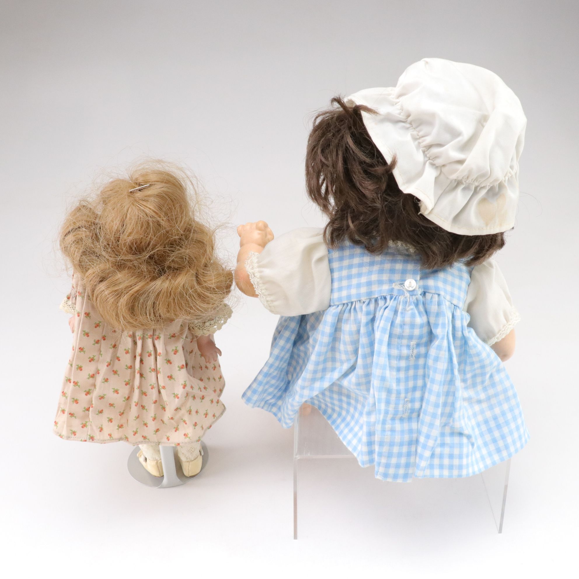 Hand-Painted Bisque Head & Other Doll Collections