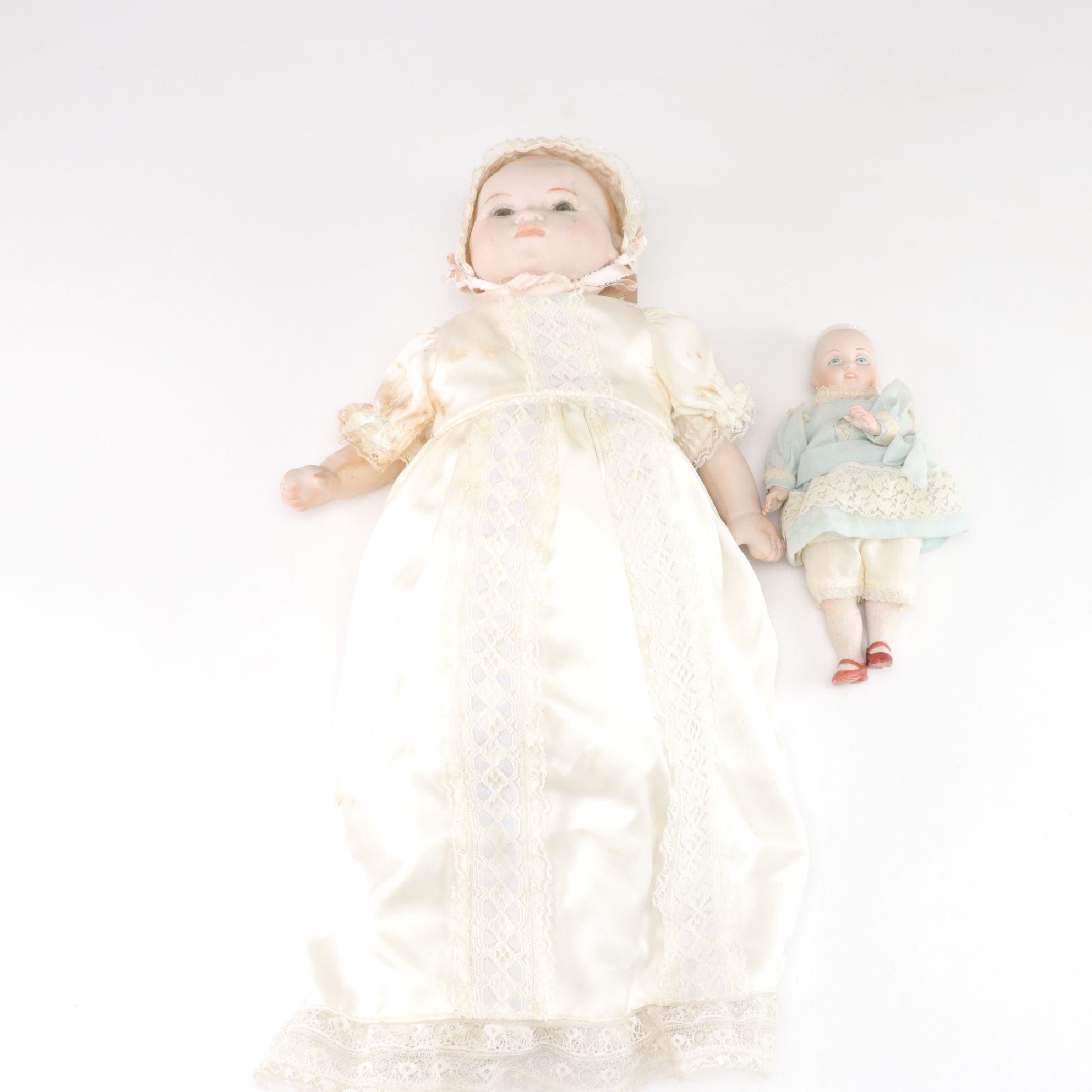 Hand-Painted Bisque Head & Other Doll Collections