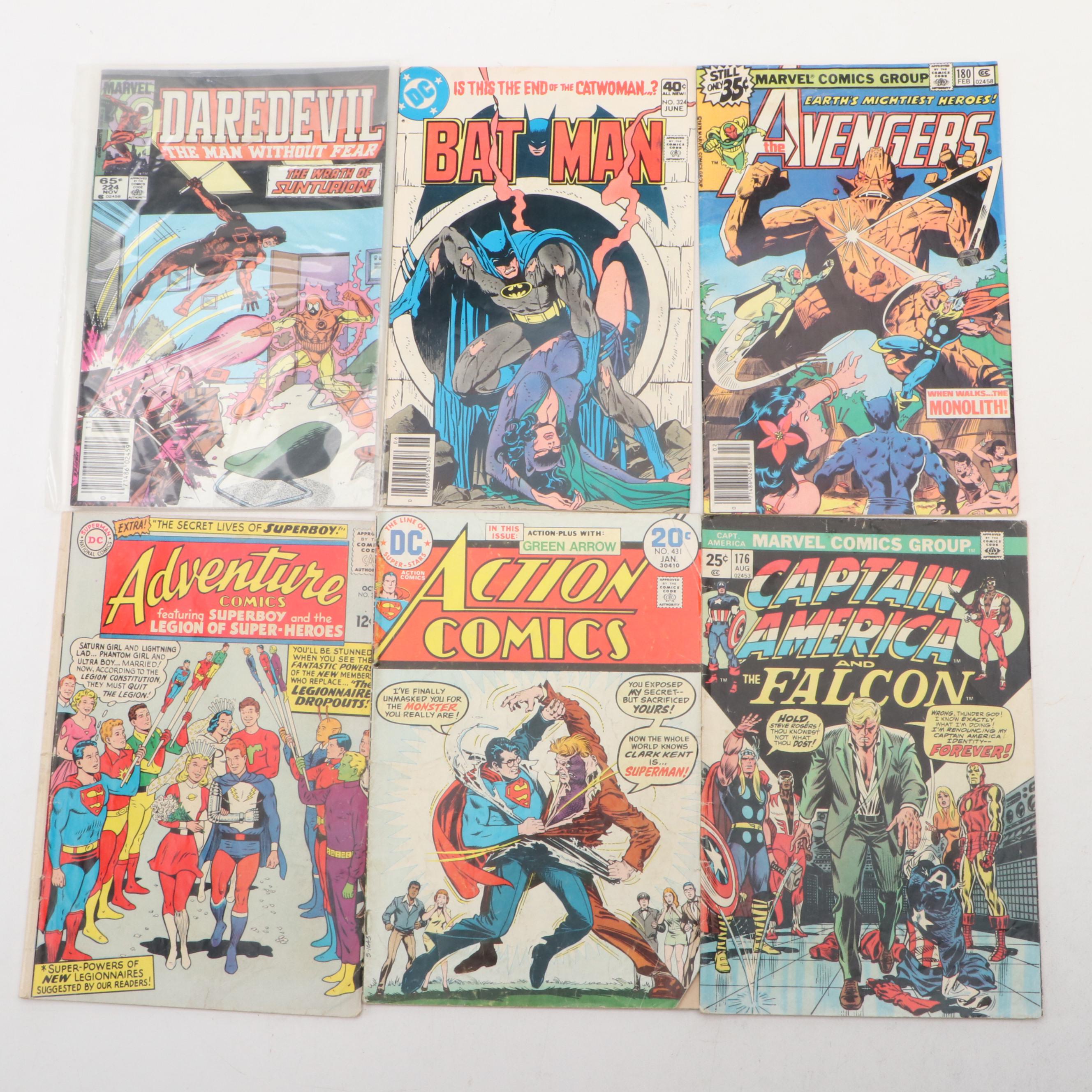 Silver-Bronze Age Comic Books Featuring "Captain America", "Batman", and More