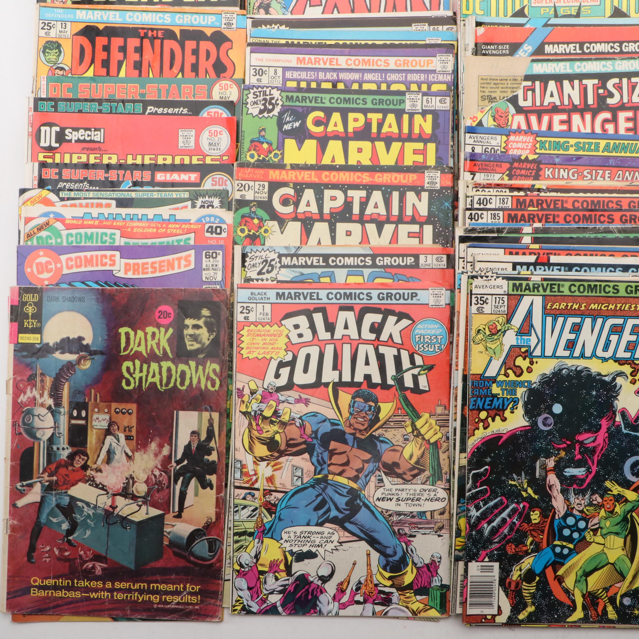 Silver-Bronze Age Comic Books Featuring "Captain America", "Batman", and More