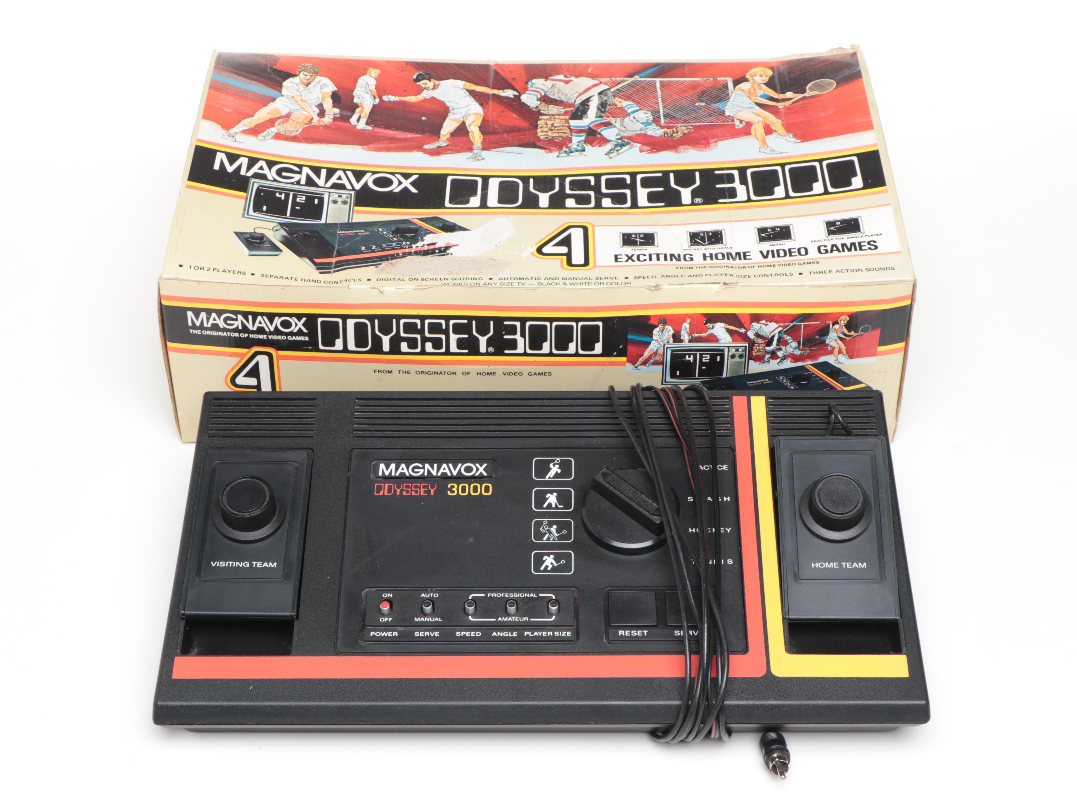 Atari Video Computer System, Magnavox Odyssey 3000 with Games and More