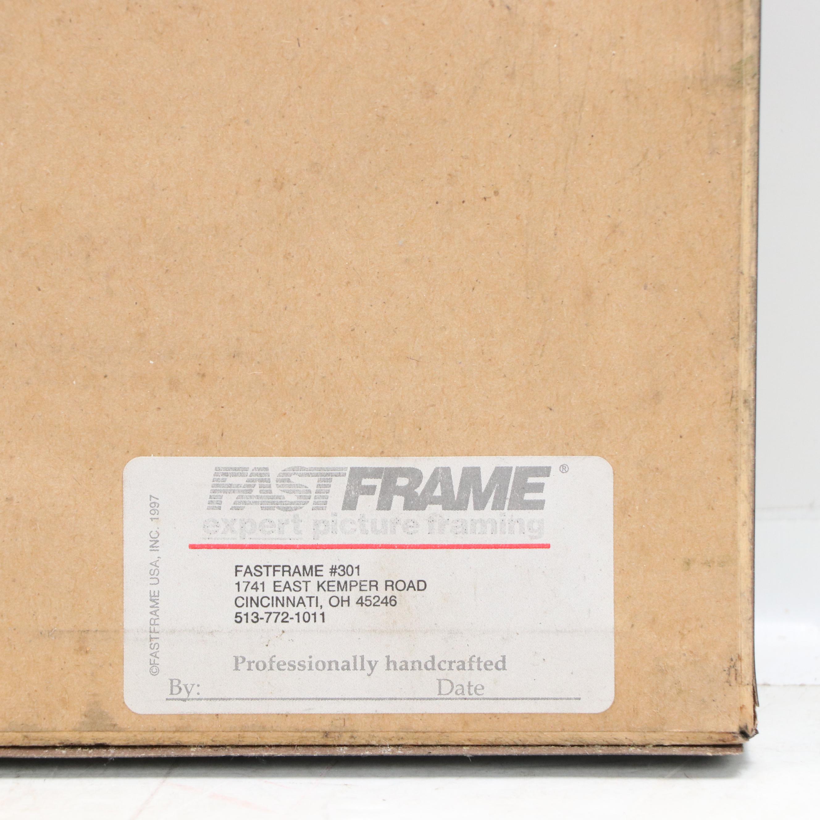 Framed Set Boston Celtics Jersey and Robert Parish Cards/Signature