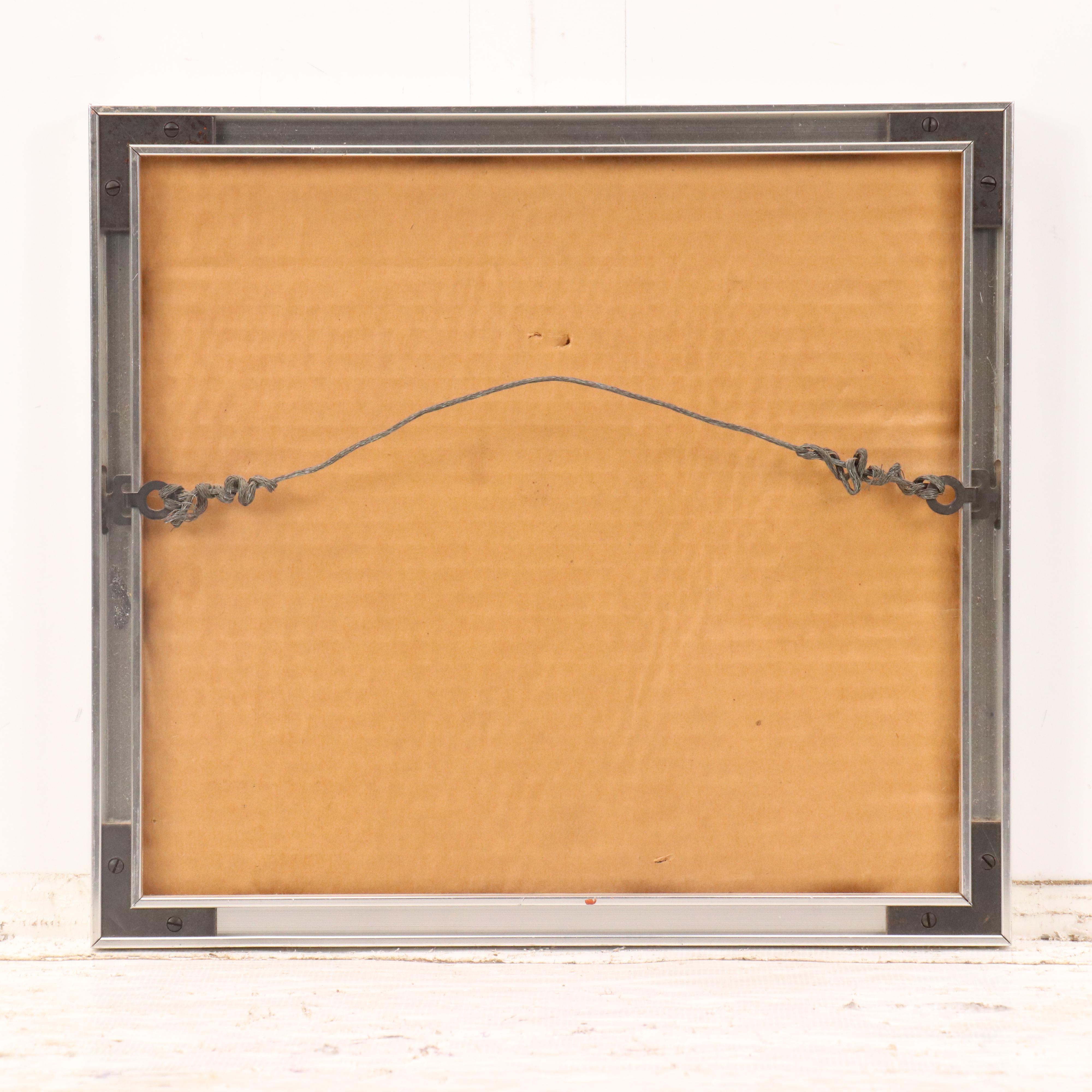 Carol Collette Etching of Desert Scene