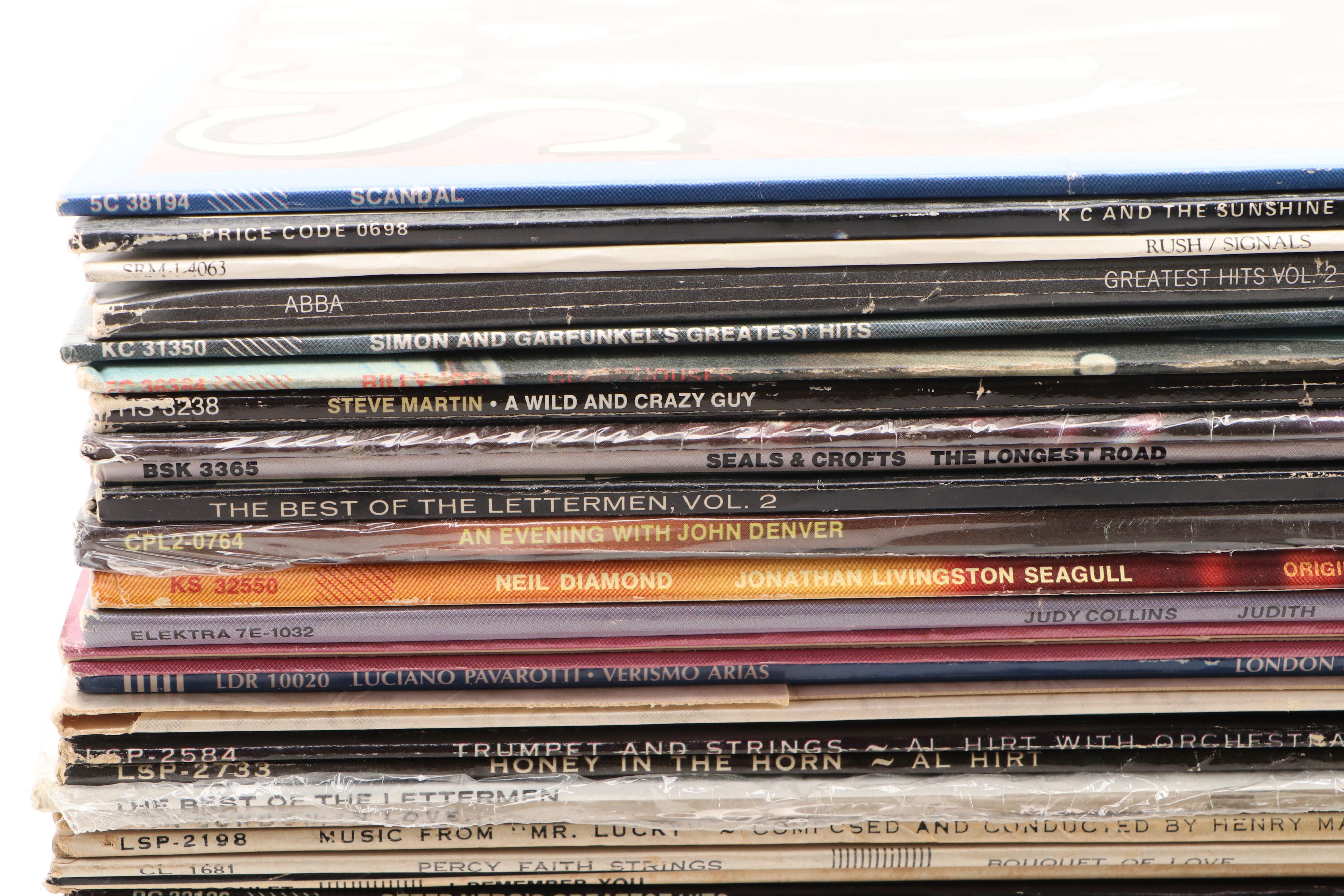 ABBA, Bee Gees, Rush and Other Vinyl Record Albums