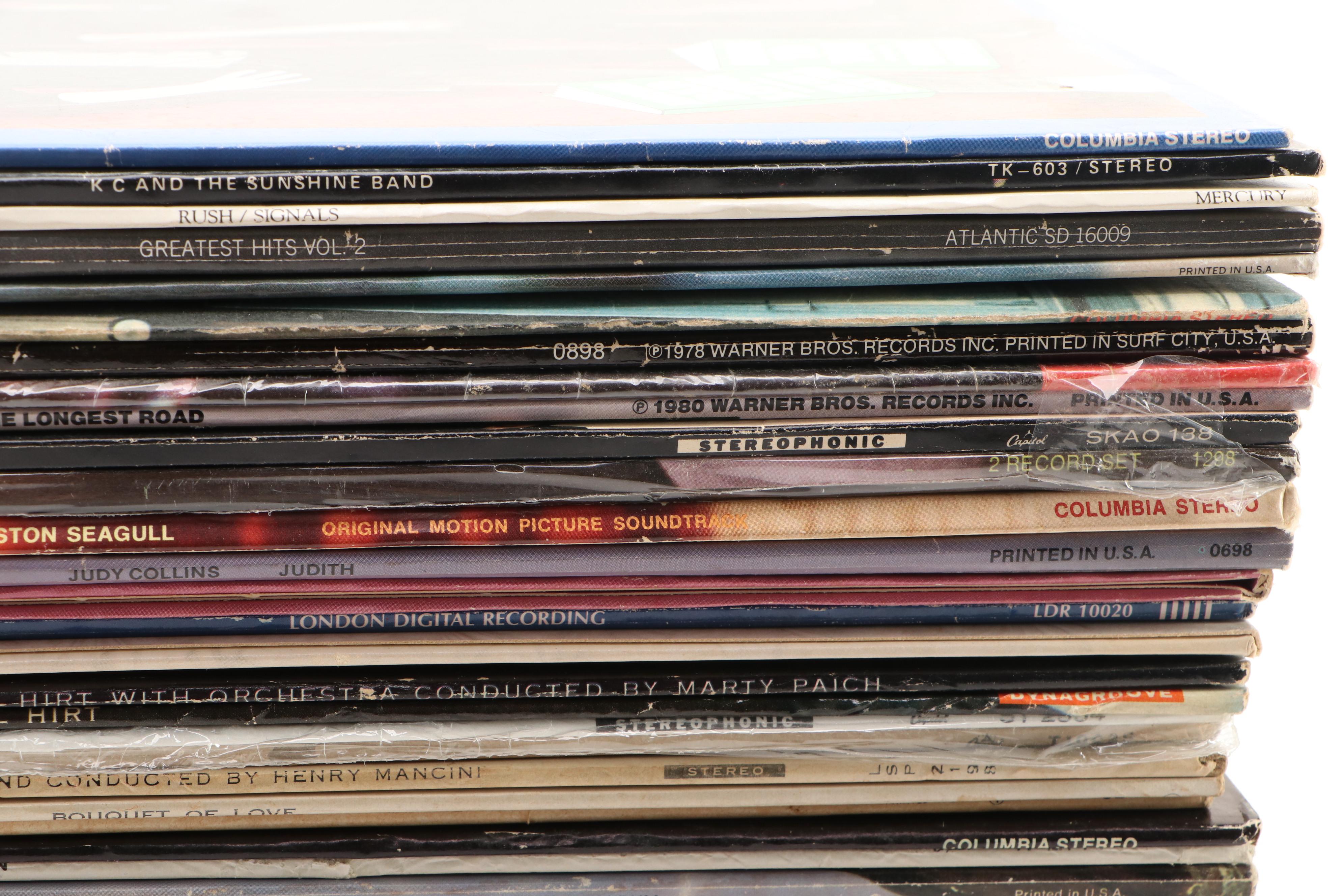 ABBA, Bee Gees, Rush and Other Vinyl Record Albums