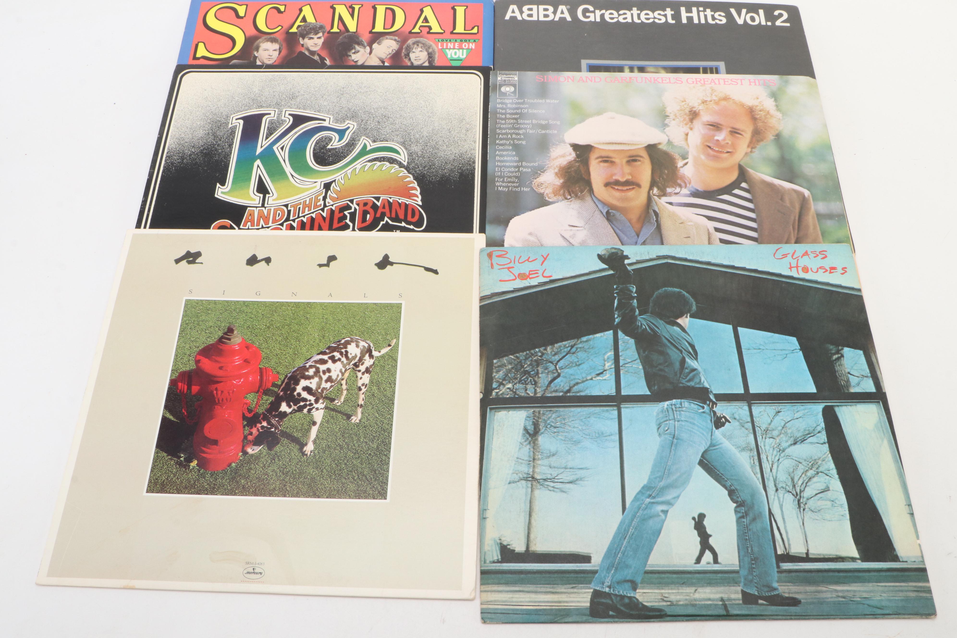 ABBA, Bee Gees, Rush and Other Vinyl Record Albums