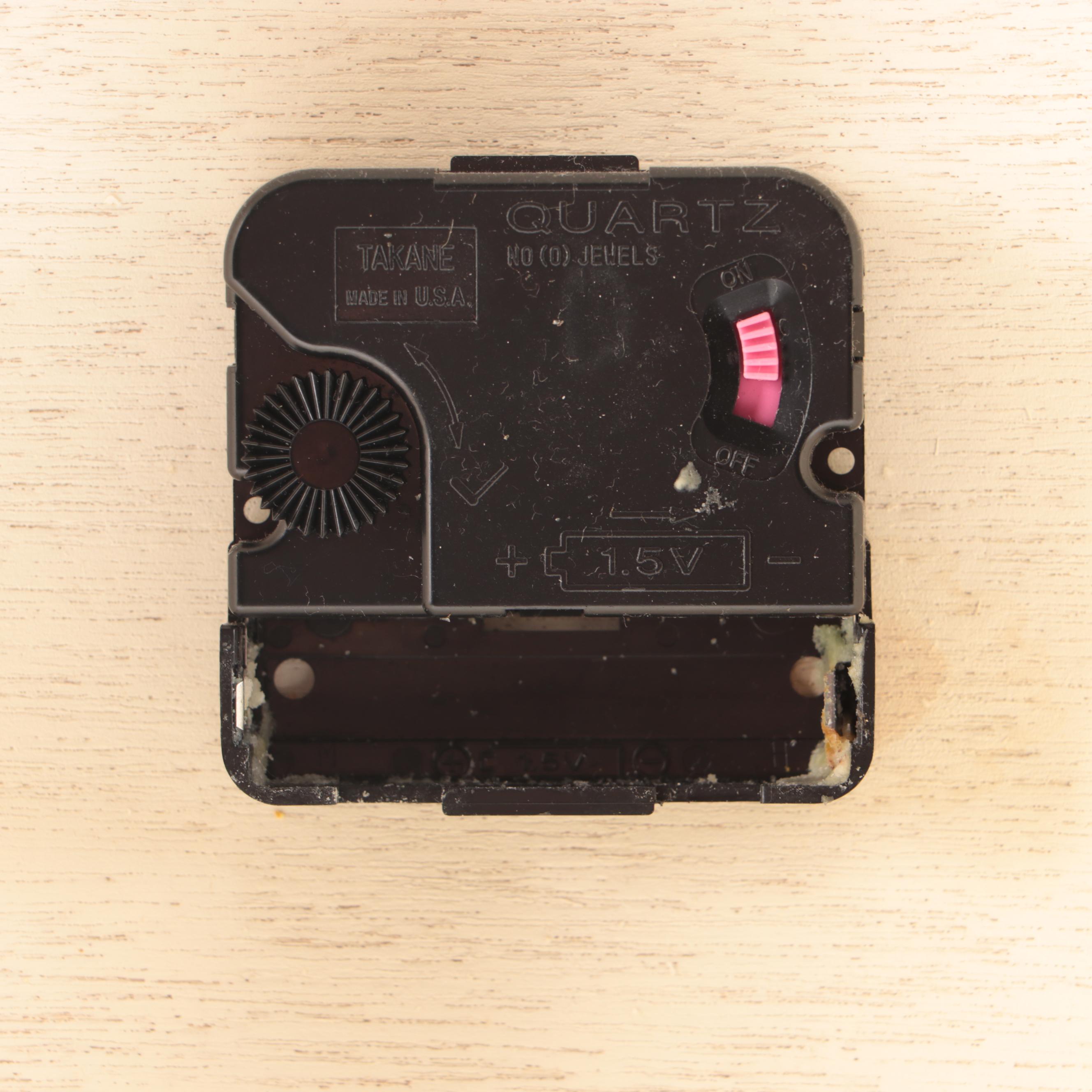 Designs by Jean Oates Painted Wood Cupboard with Clock