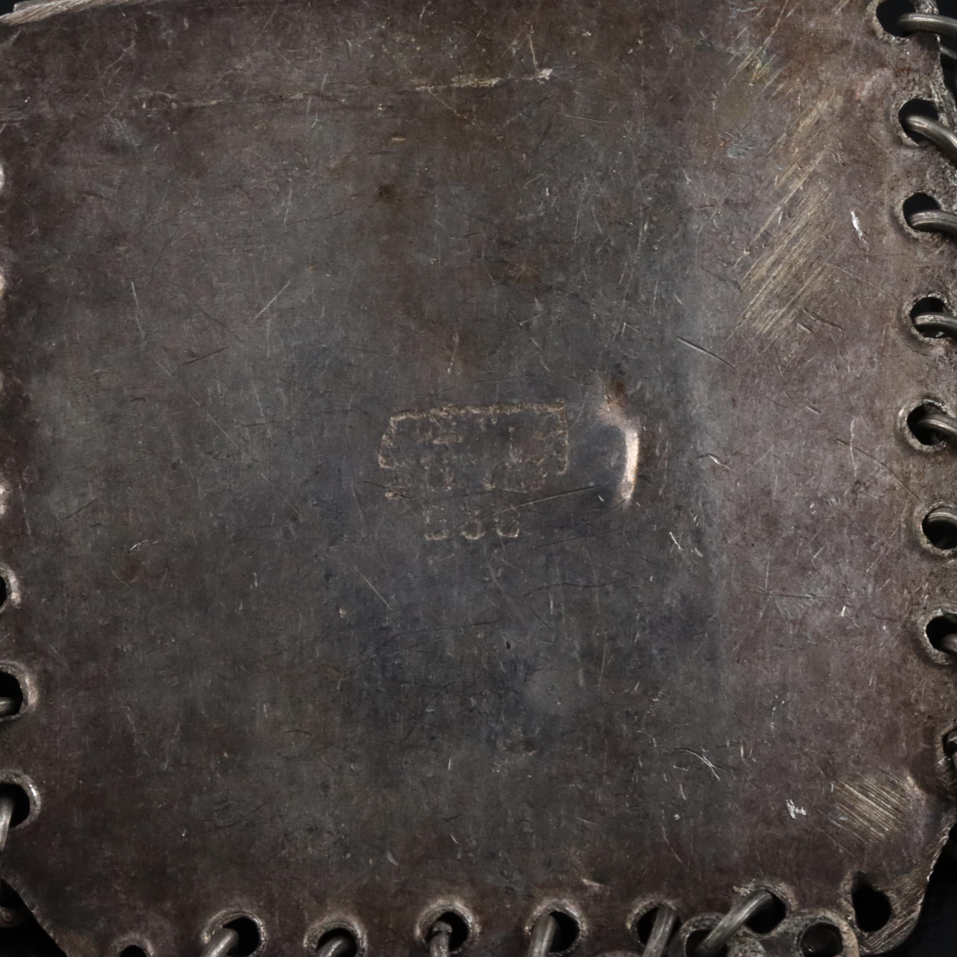 980 Silver Necklace with Cannetille