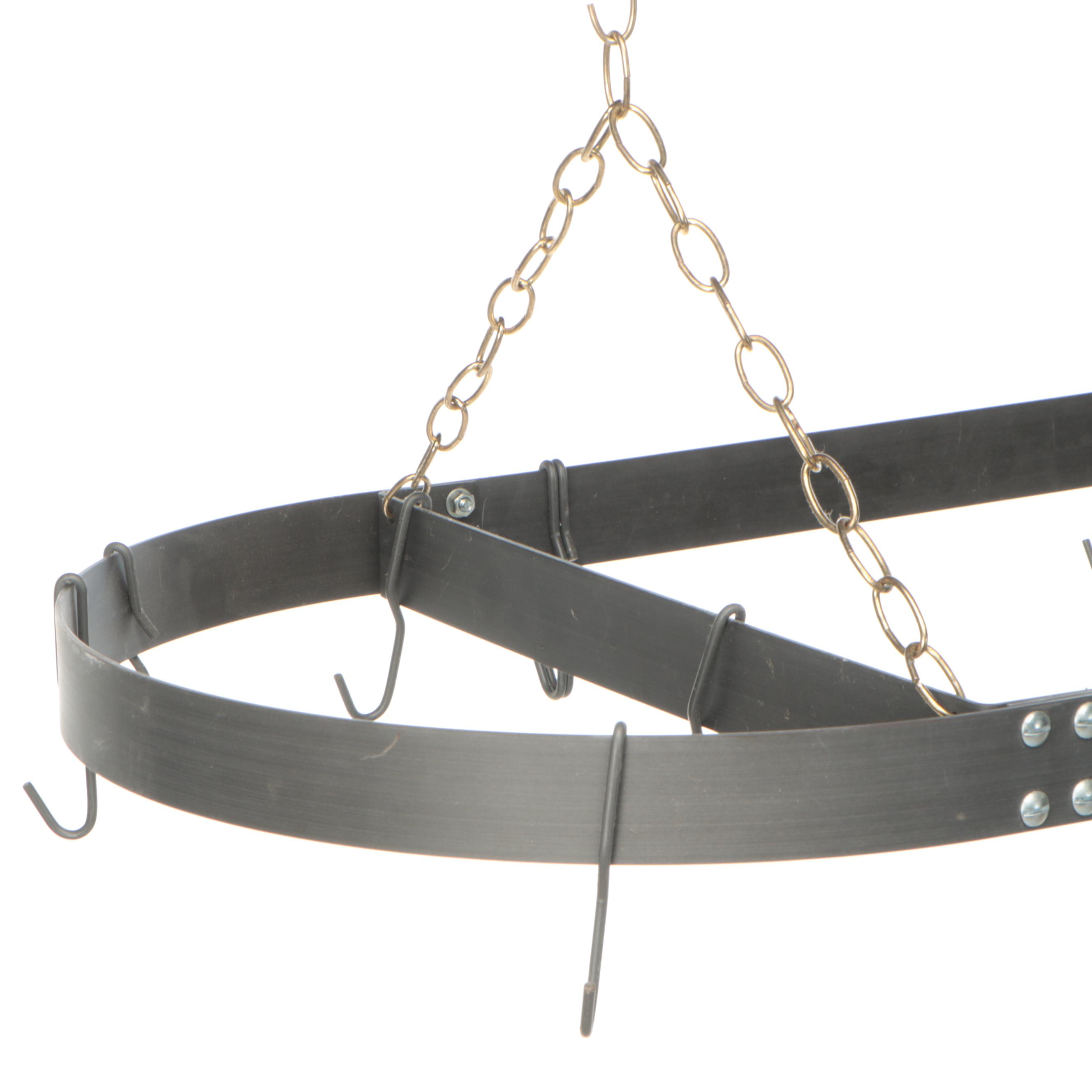 Metal Ceiling Hanging Pot Rack